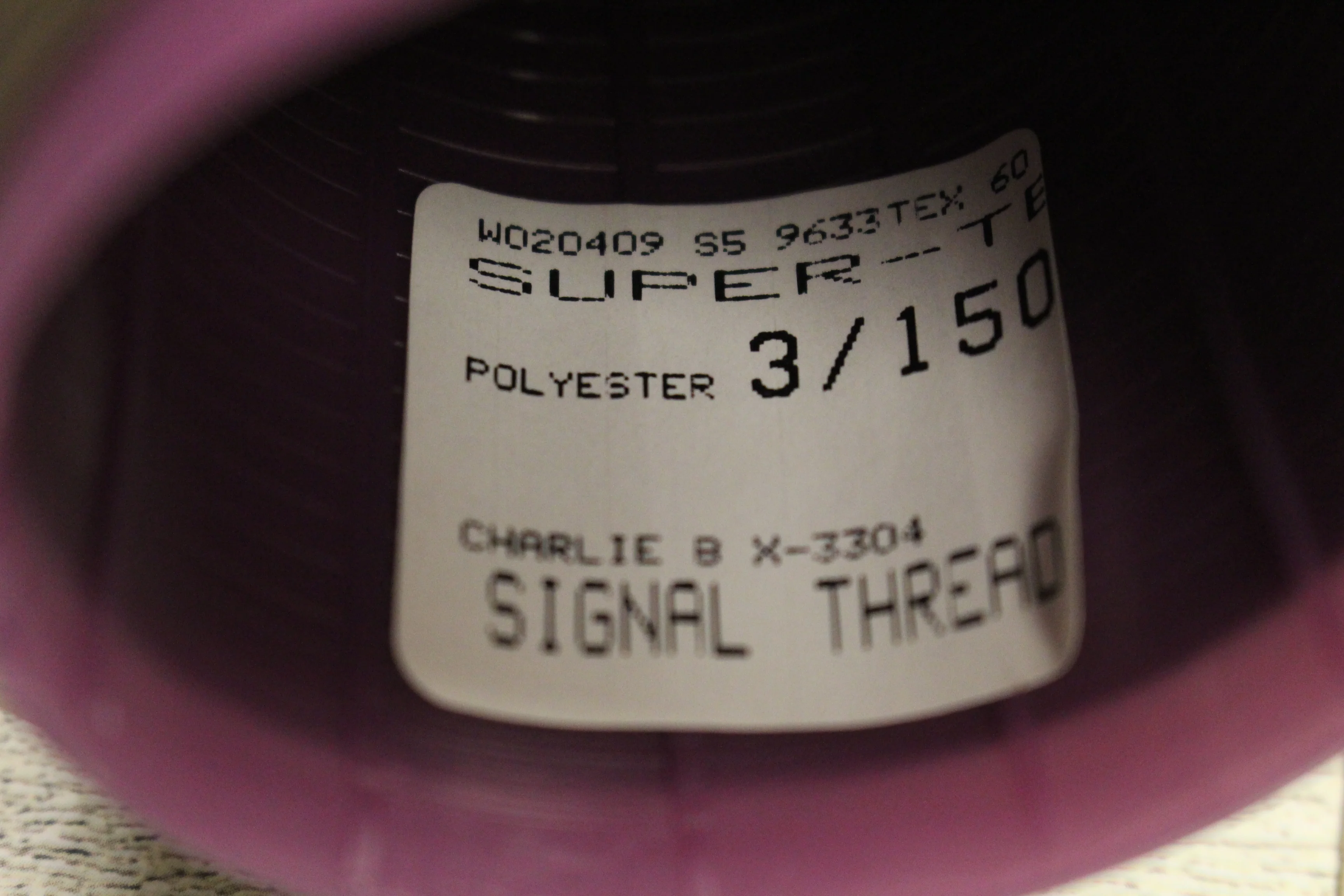 Signal Thread All Purpose Polyester 3/150 Thread - Beige - New - Image 2