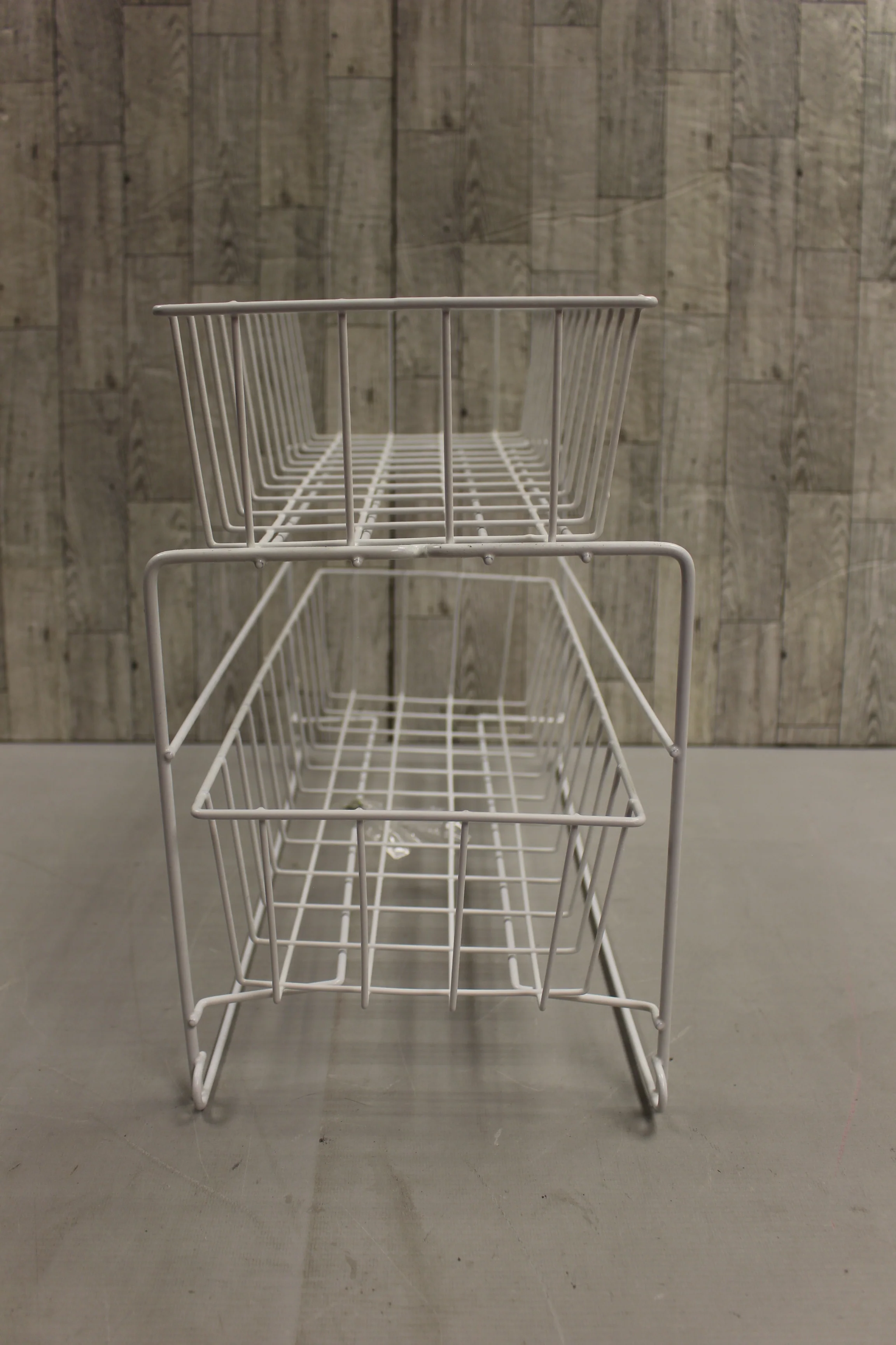 Simple Houseware 2 Tier Cabinet Wire Basket Organizer - Used