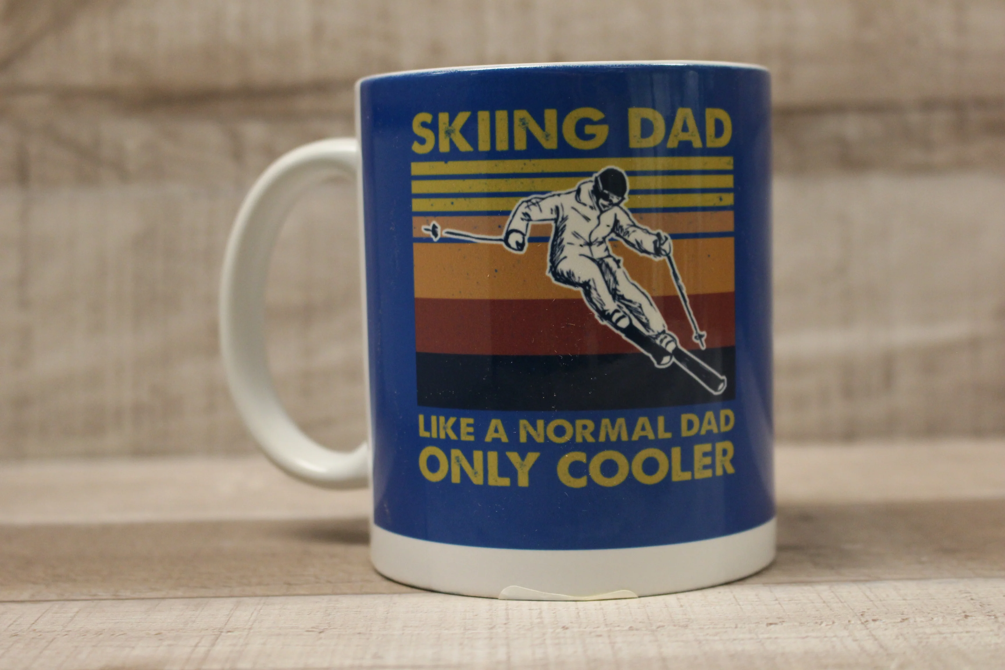 Skiing Dad Like A Normal Dad Only Cooler Coffee Mug Cup -New