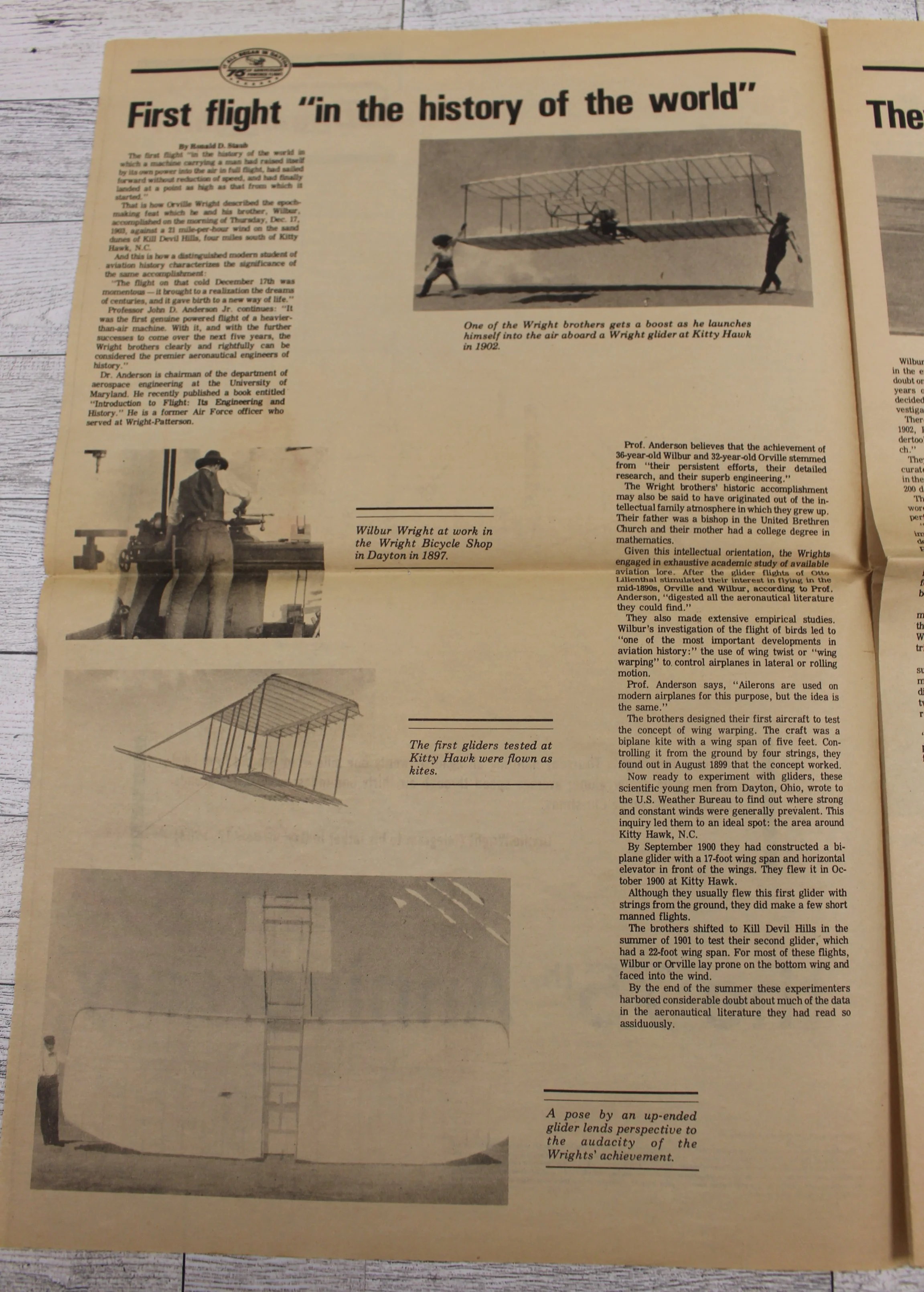 Skywrighter Flight: The 75th Anniversary Newspaper - December 15, 1978 - WPAFB - Image 6
