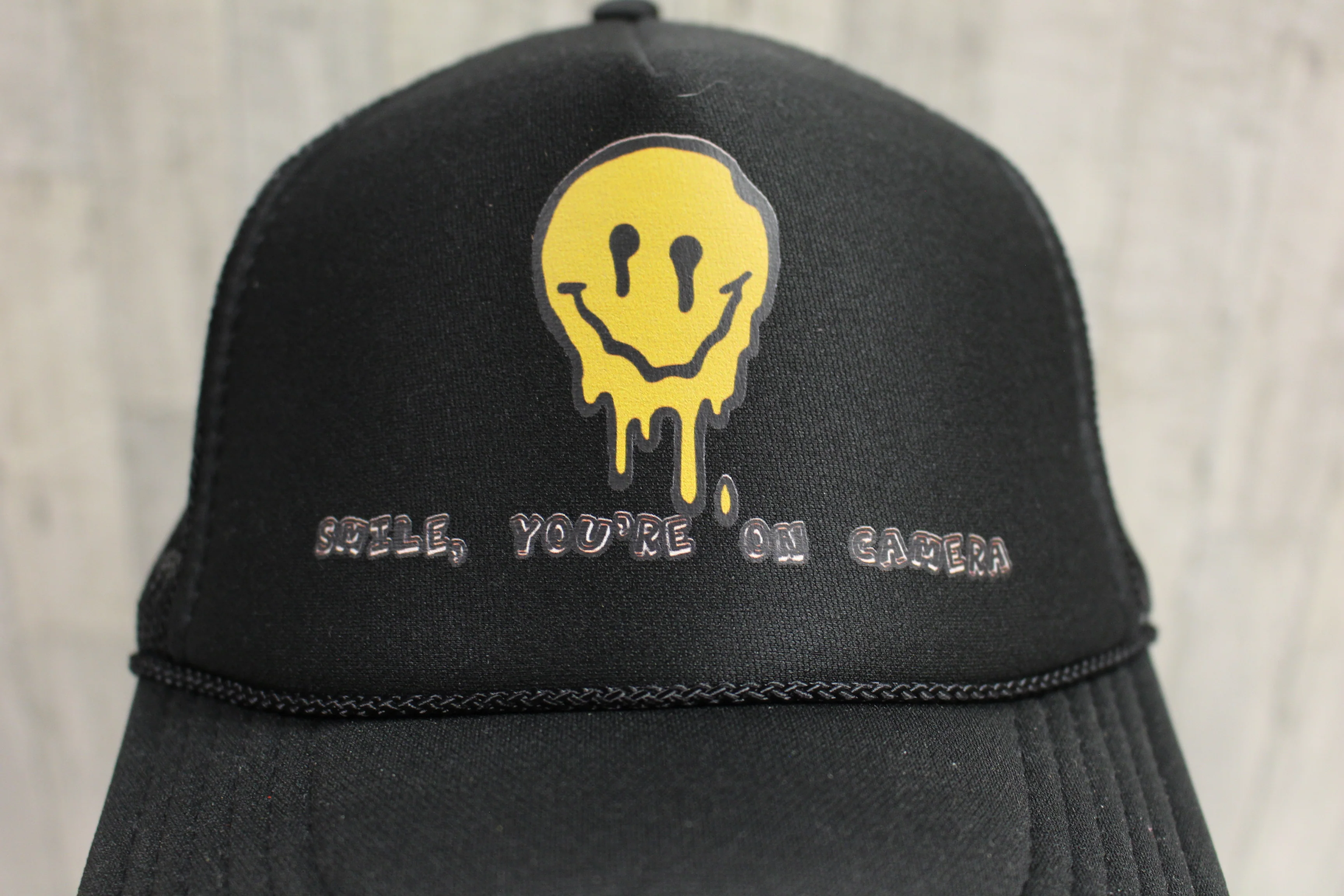 Smile You're On Camera Baseball Hat -One Size Fits Most - New - Image 3