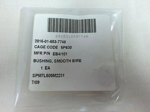 Smooth Bore Bushing, EB4/101, 2815-01-553-7748, New - Image 3