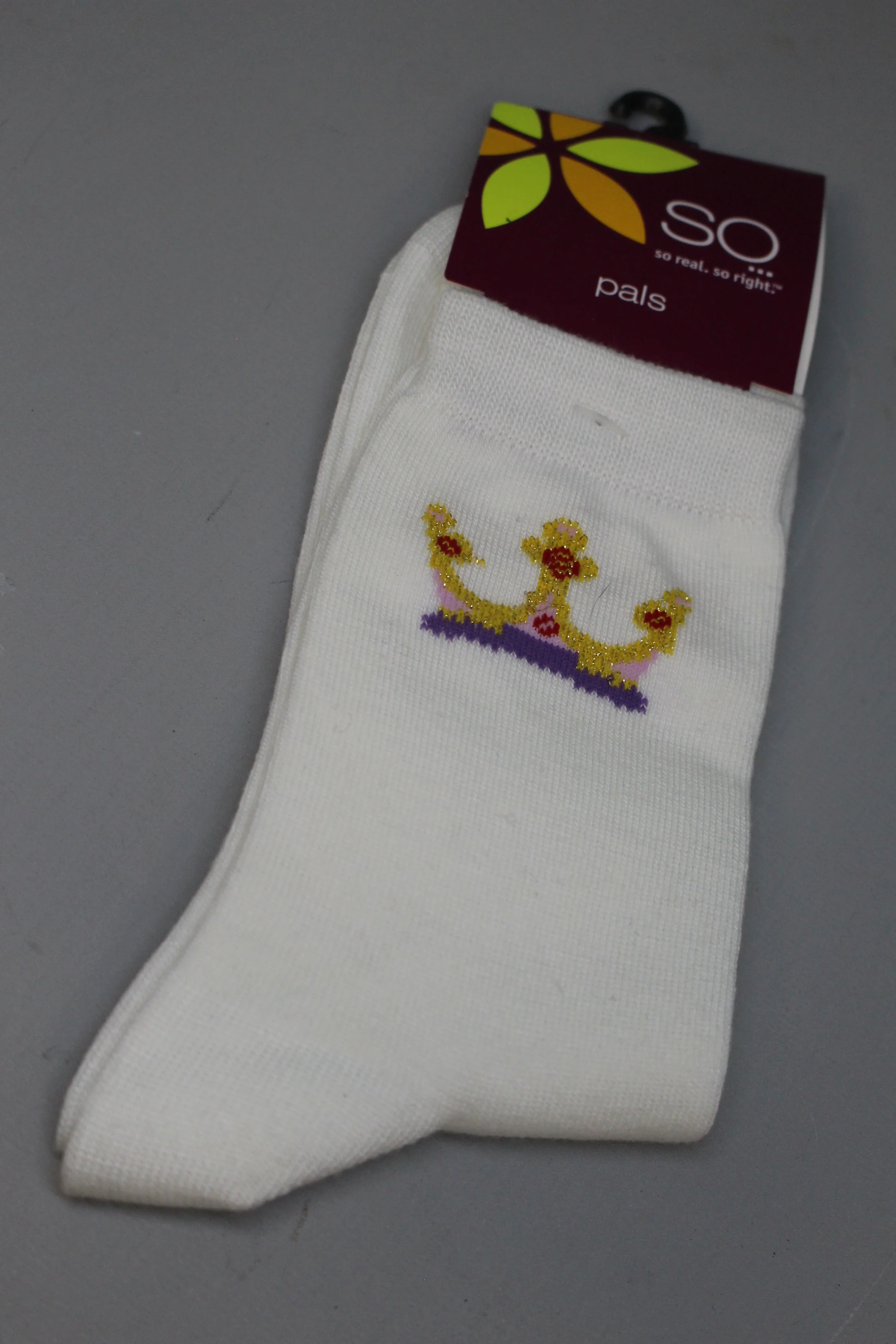 SO Pals Anklets Crown Socks - Size: 9-11 - Choose Color - New - Image 3