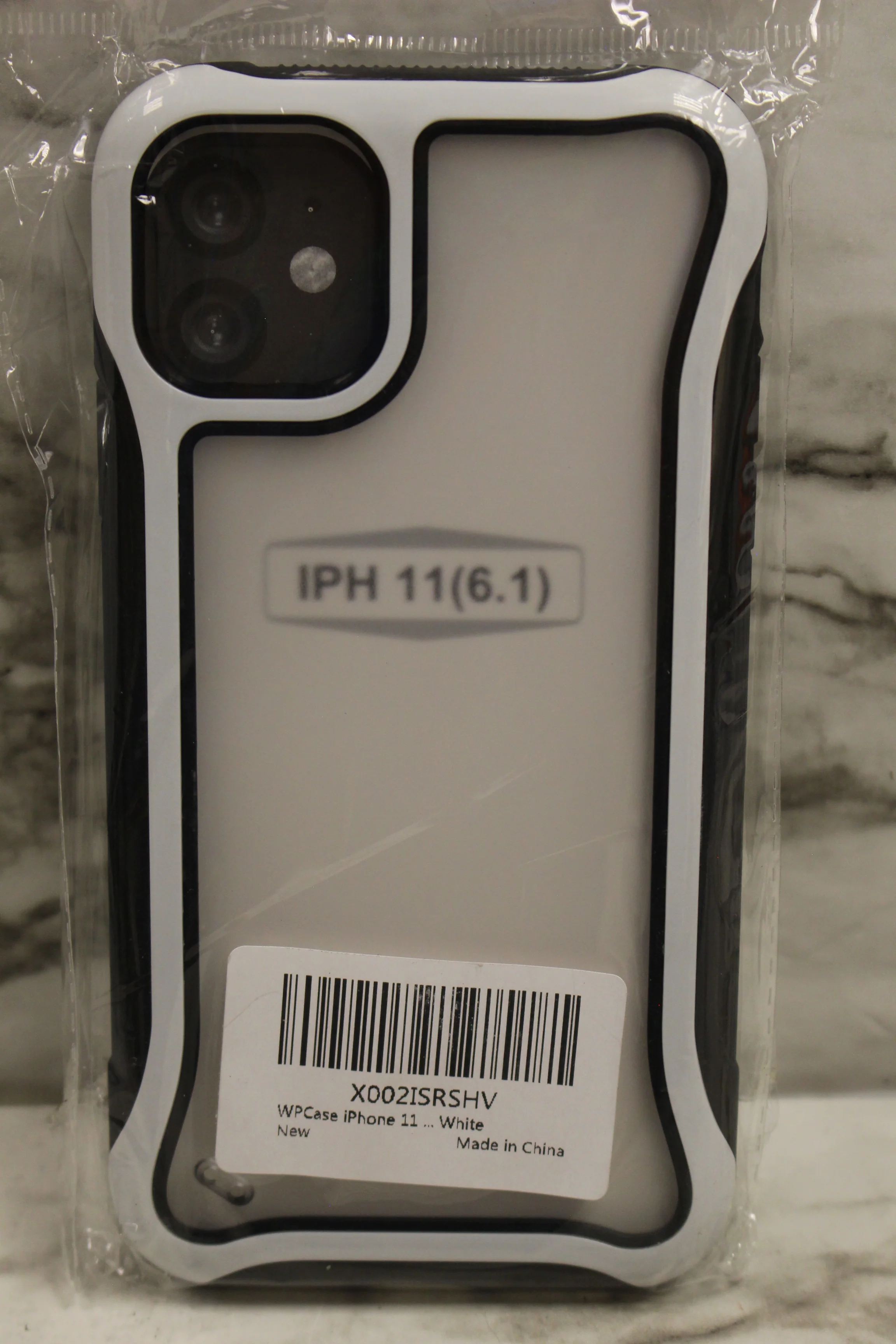 Soft Protective Case With Bump Guard For iPhone 11 -White -New