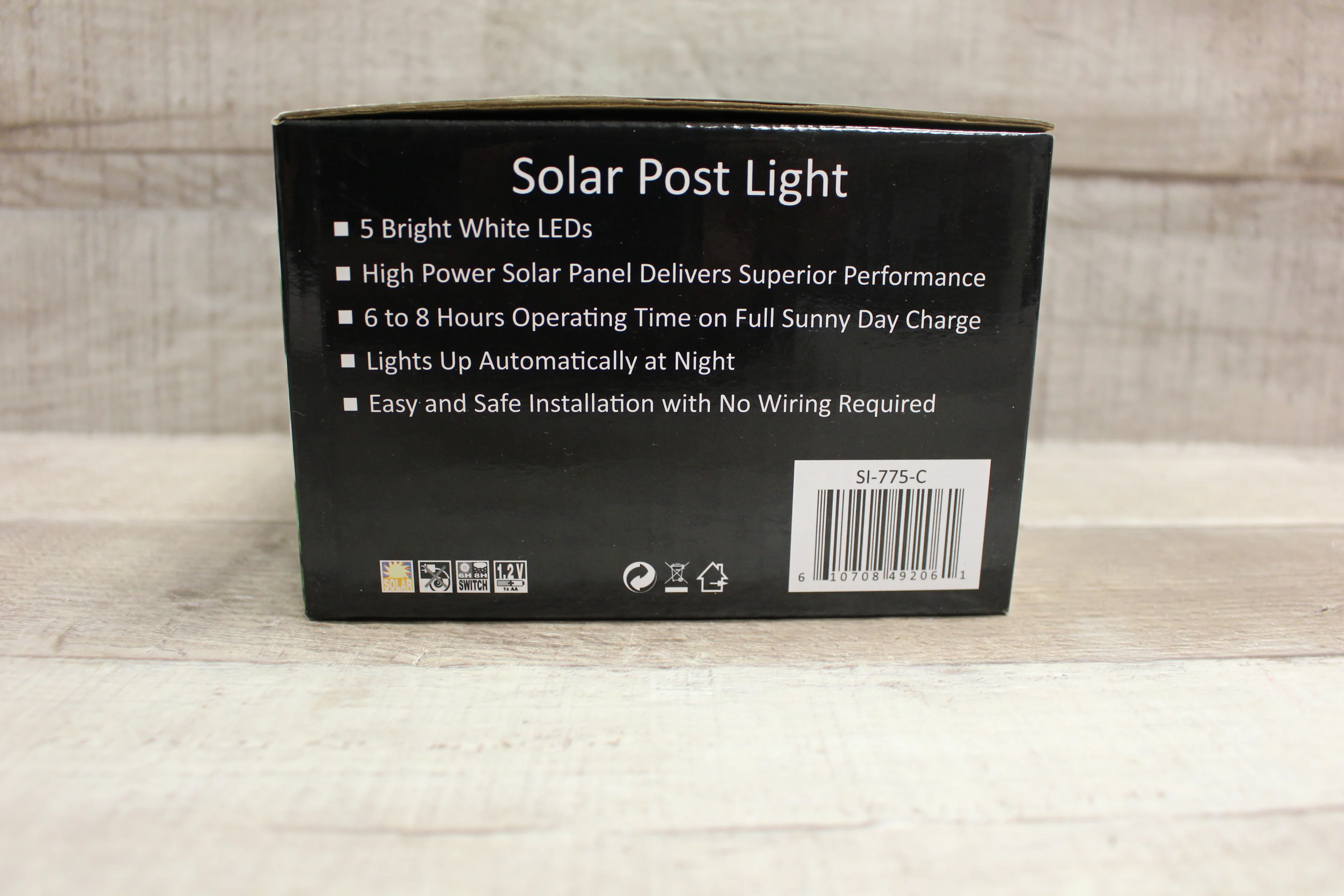 Solar Post Light For Outdoor Poles Pool Party Walkway -Bronze -New - Image 3