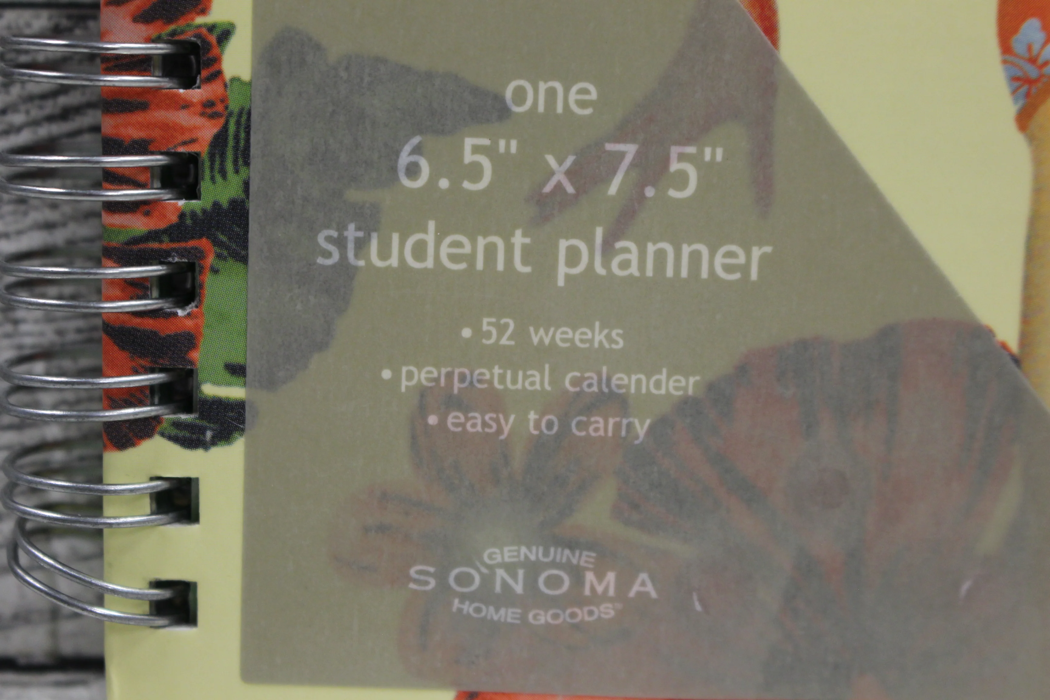 Sonoma Student Planner - 6.5" x 7.5" - 52 weeks - New - Image 5