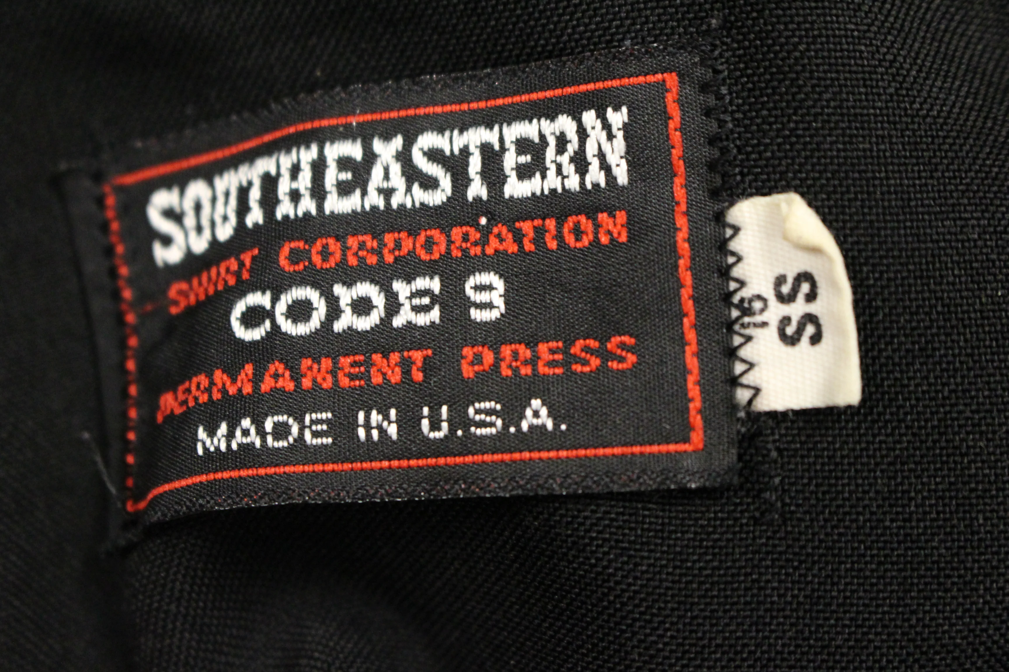 Southeastern Shirt Corp Code 9 Short Sleeve Men's Shirt - Black - Size: 16 SS - Used - Image 3