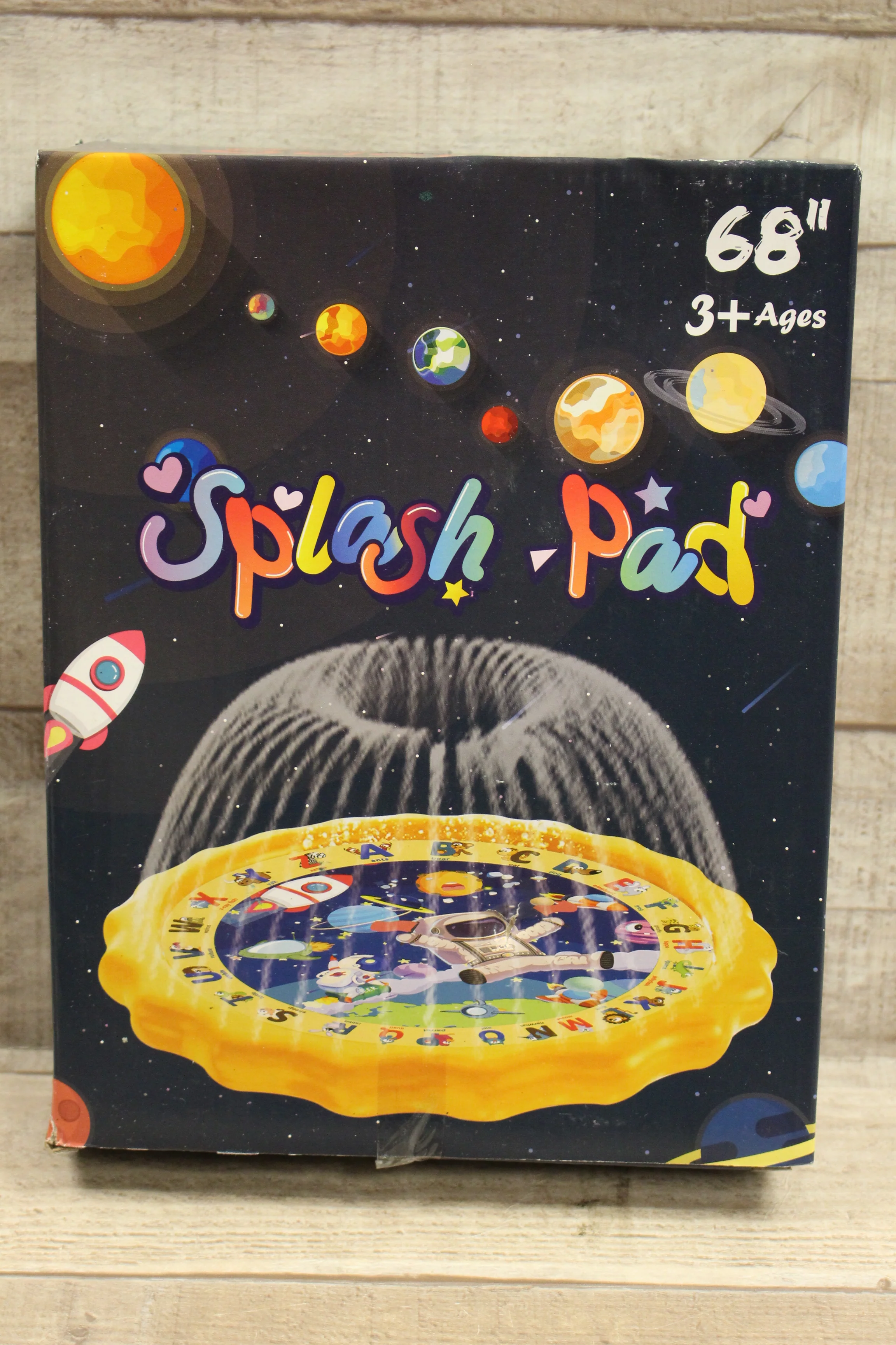 Space Splash Pad Water Toy - 68" - Ages 3+ - New