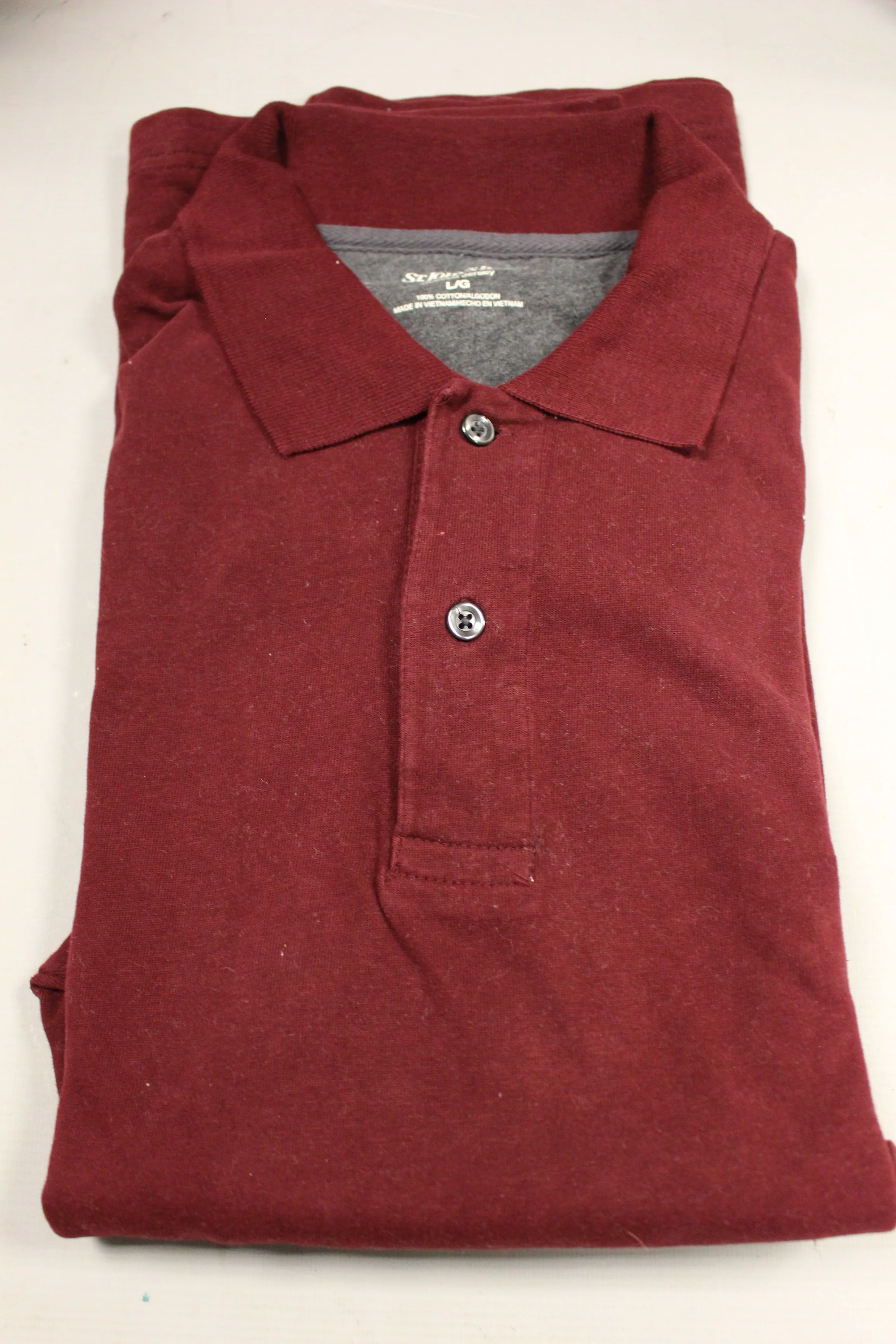 St. Johns Bay Men's Sueded Jersey Long Sleeve Shirt Size Large -Used - Image 3