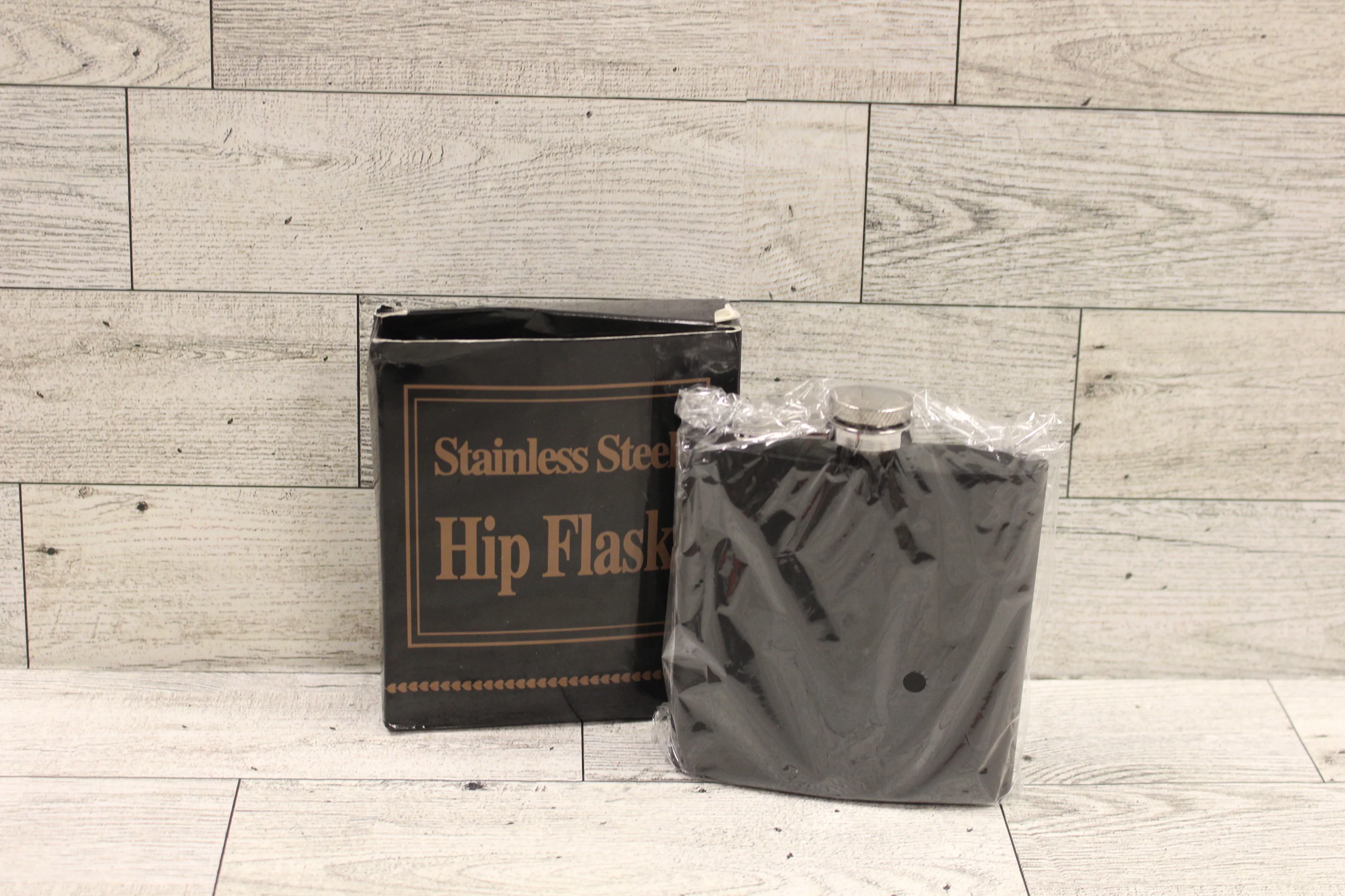 Stainless Steel Hip Flask - 6 oz -New