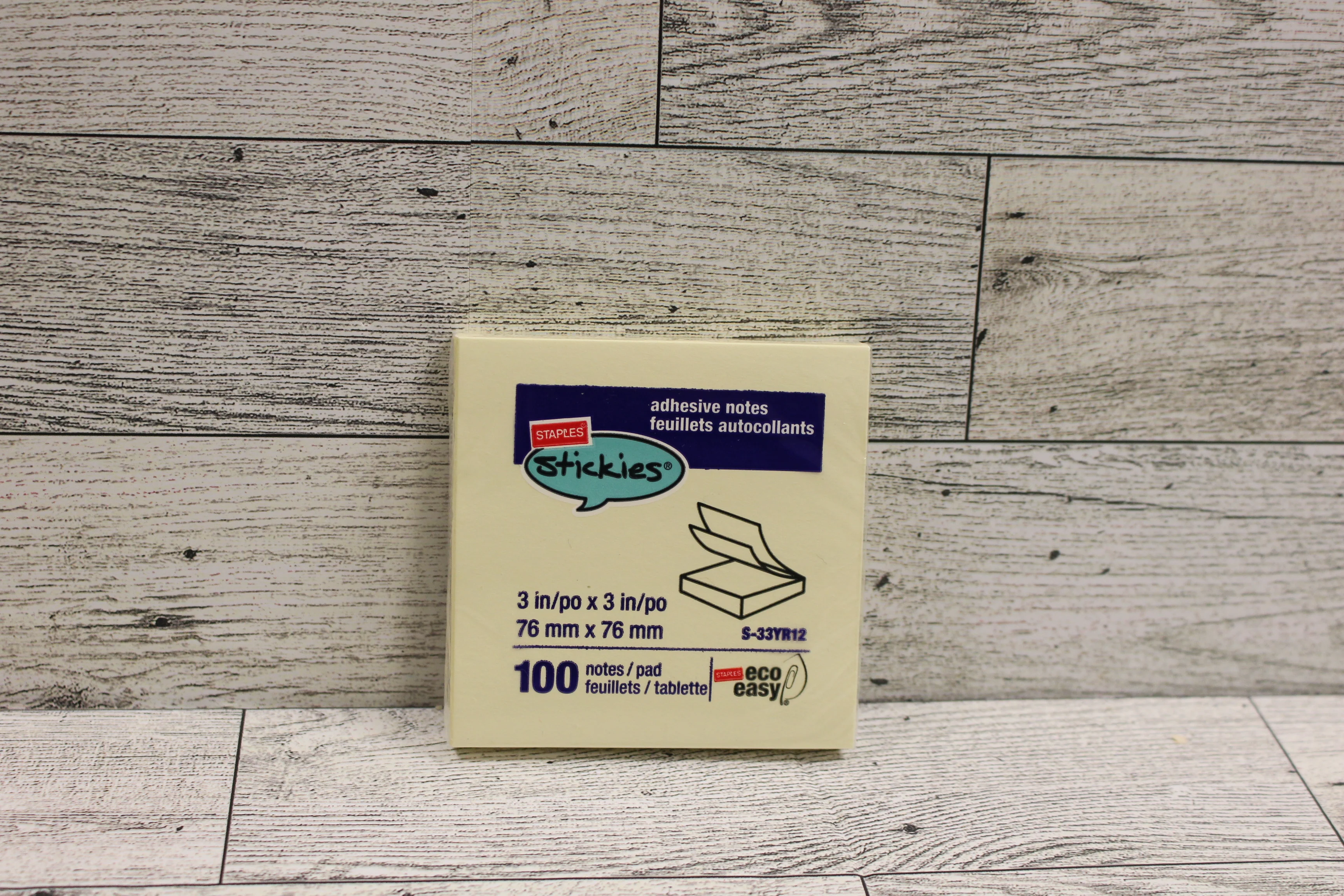 Staples Stickies - 3" x 3" - 100 sheets - Set of 4 - New - Image 2