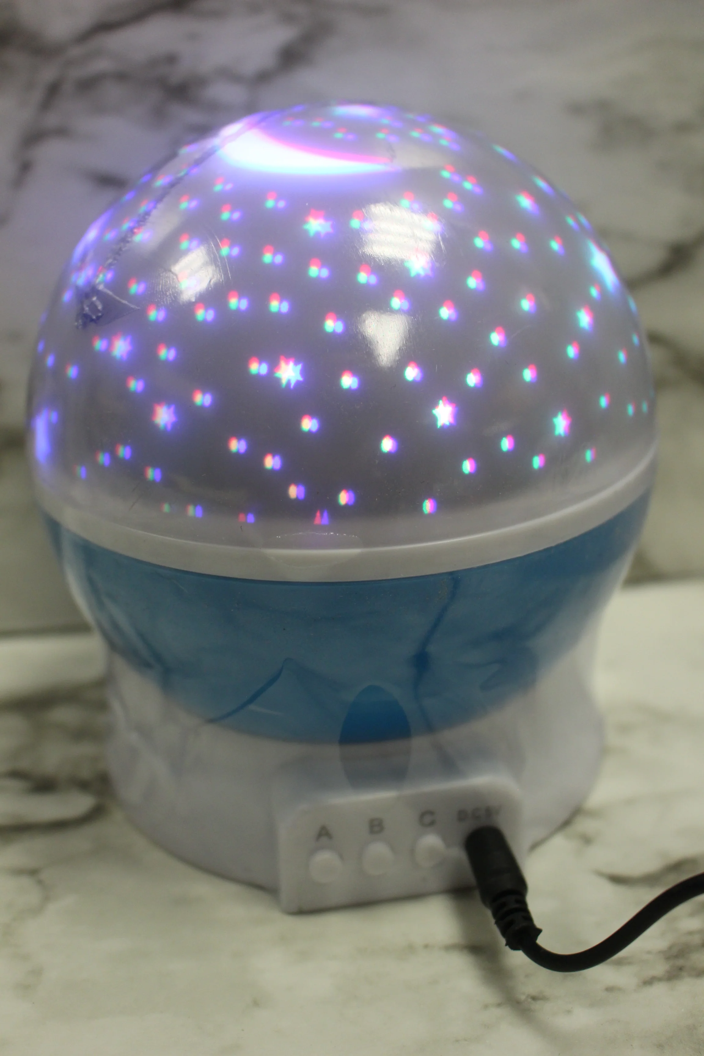 Star Light Display Atmosphere Starry Sky Night Light/Projector - Blue - New