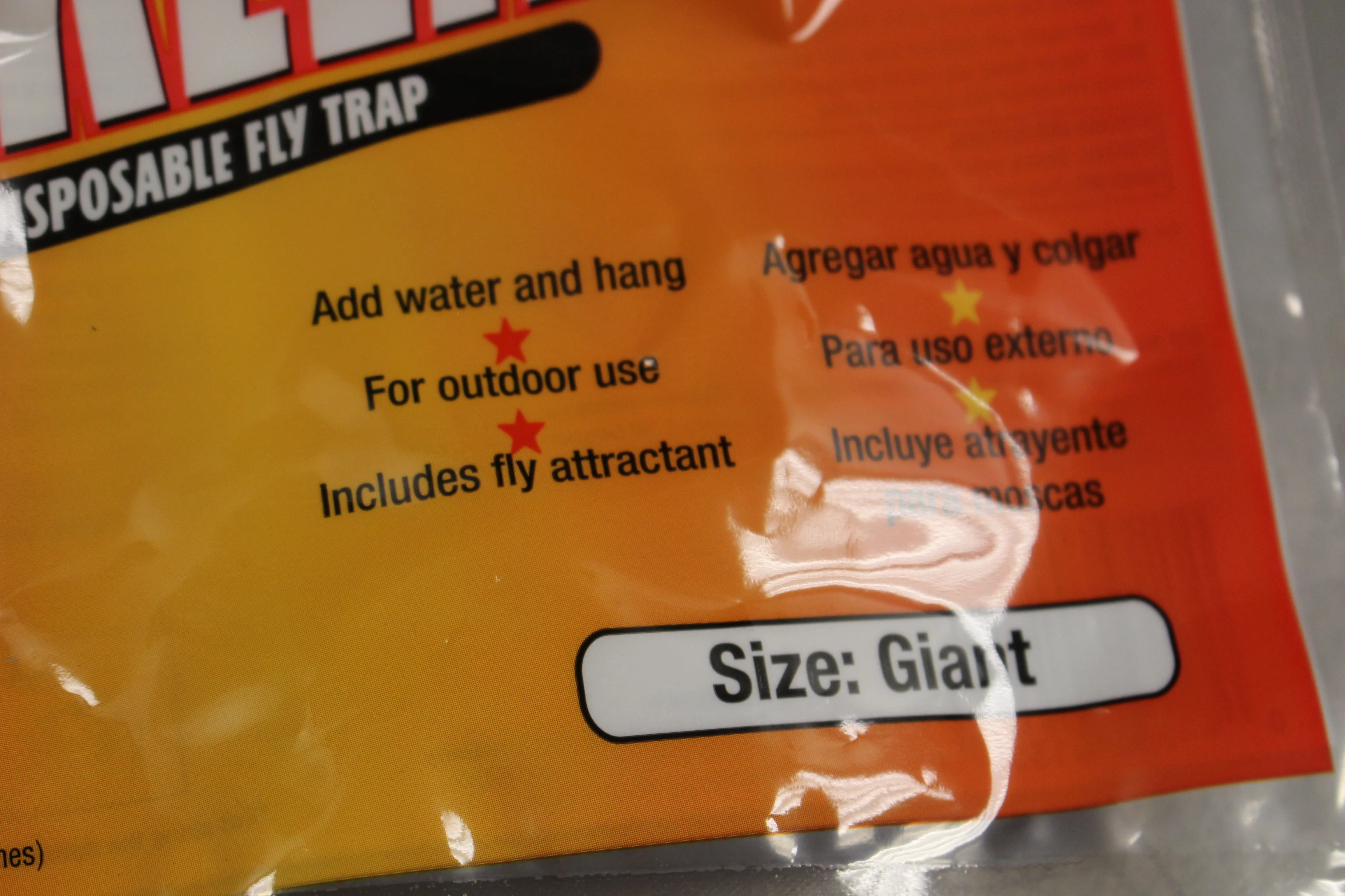 Starbar Outdoor Giant Fly Relief Disposable Fly Trap, Hanging, New - Image 3