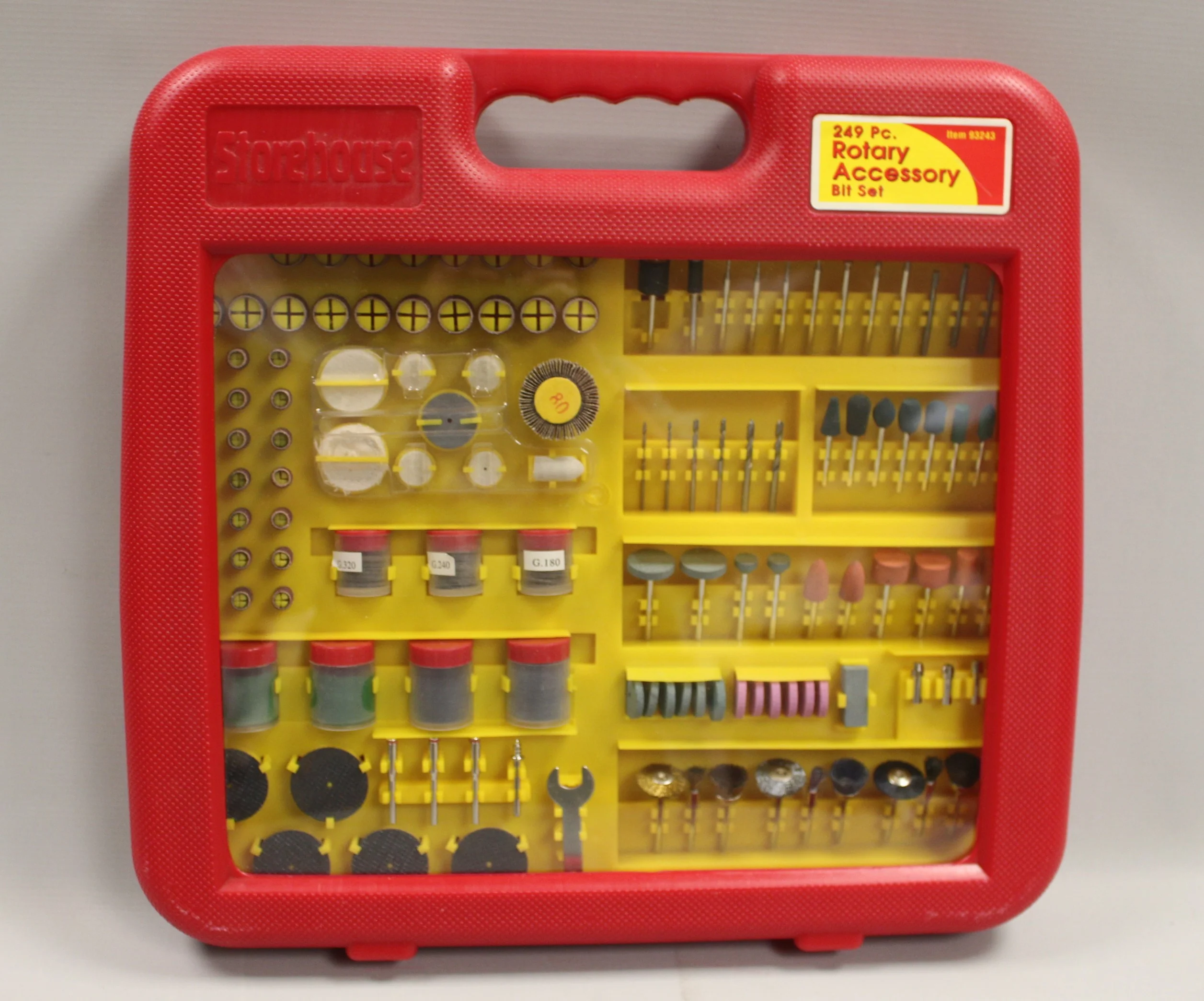 Storehouse 249 Piece Rotary Tool Accessory Set - 93243 - New