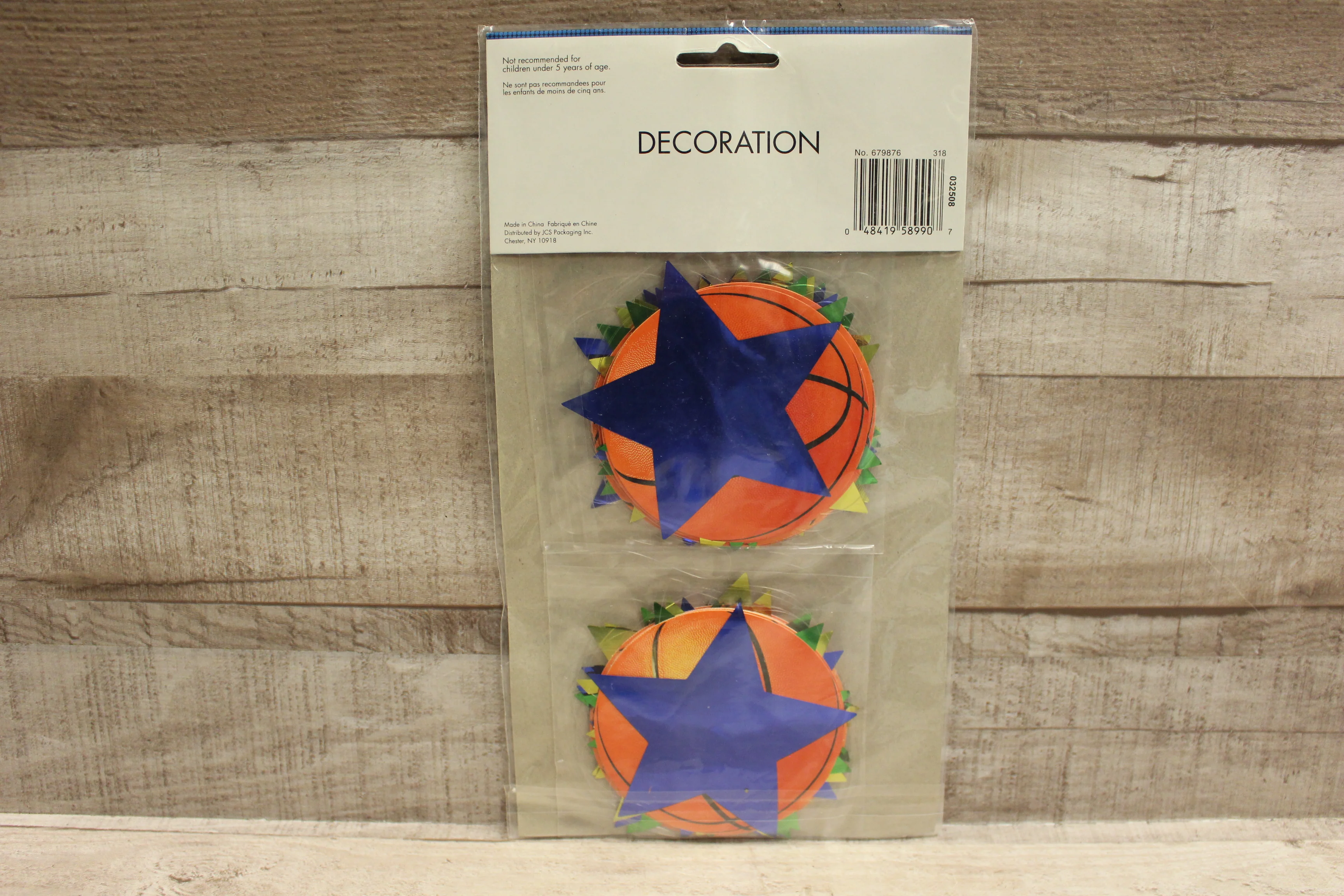 Strings Of Basketballs Decorations For Sport Event Birthday -New - Image 2