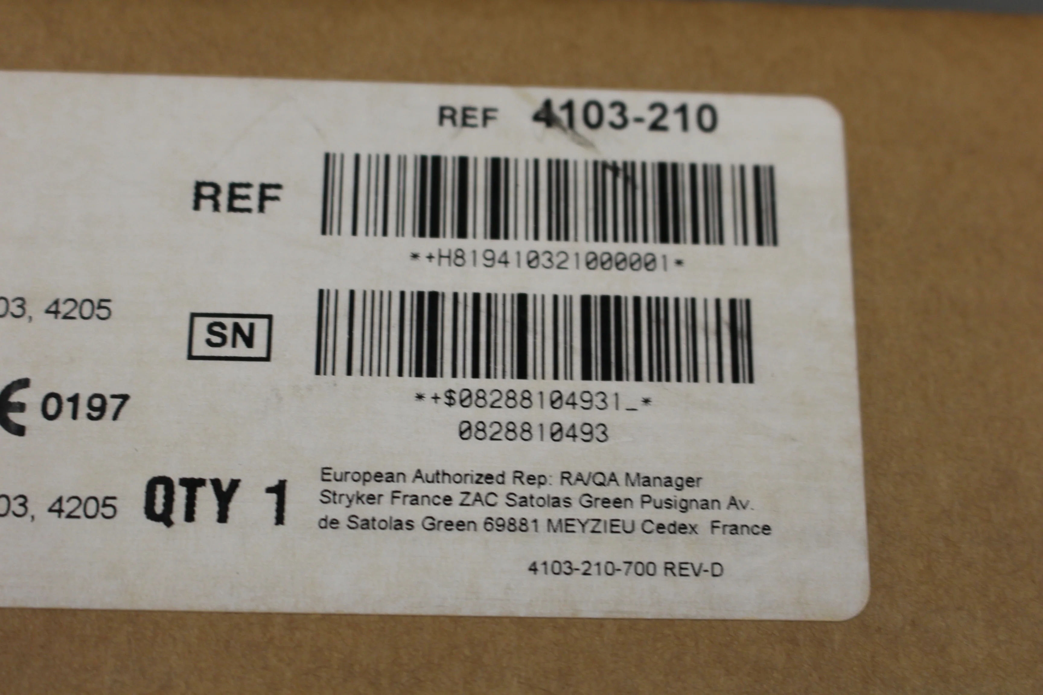 Stryker 4103-210 3.25:1 Synthes Reamer, New - Image 5