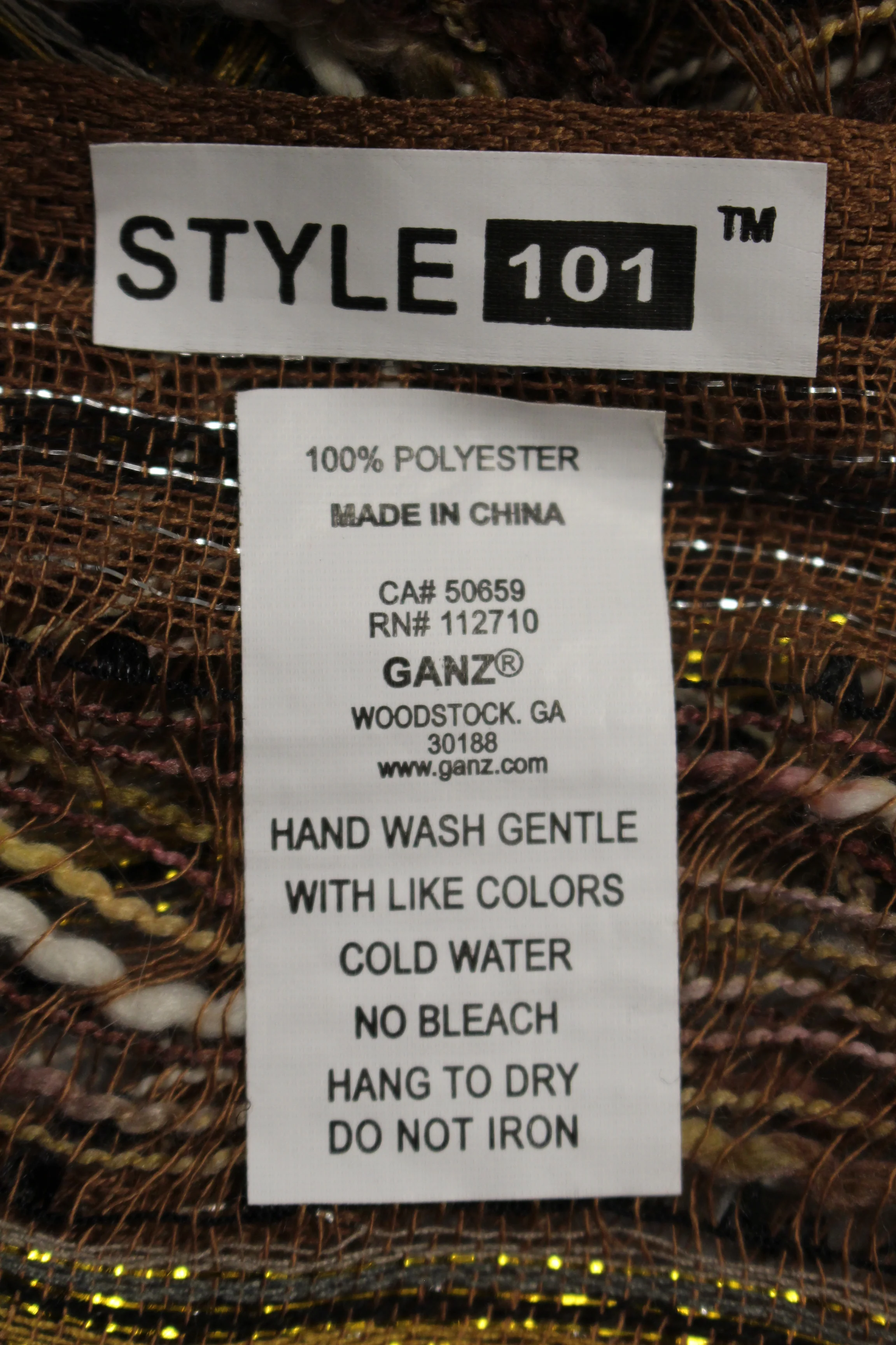 Style 101 100% Polyester Scarf - Image 2