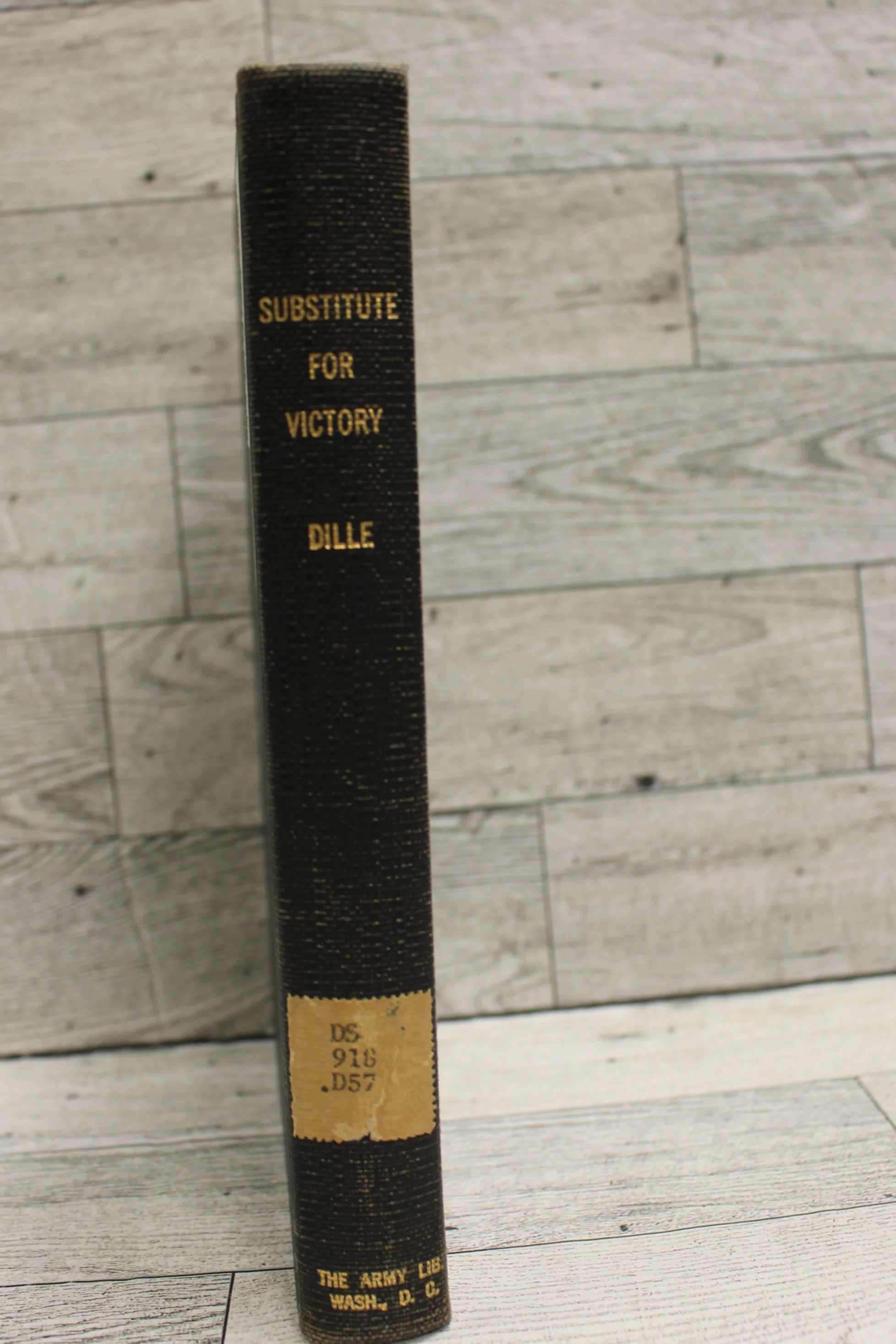 Substitute For Victory by John Dille - War in Korea - Hardback - Used