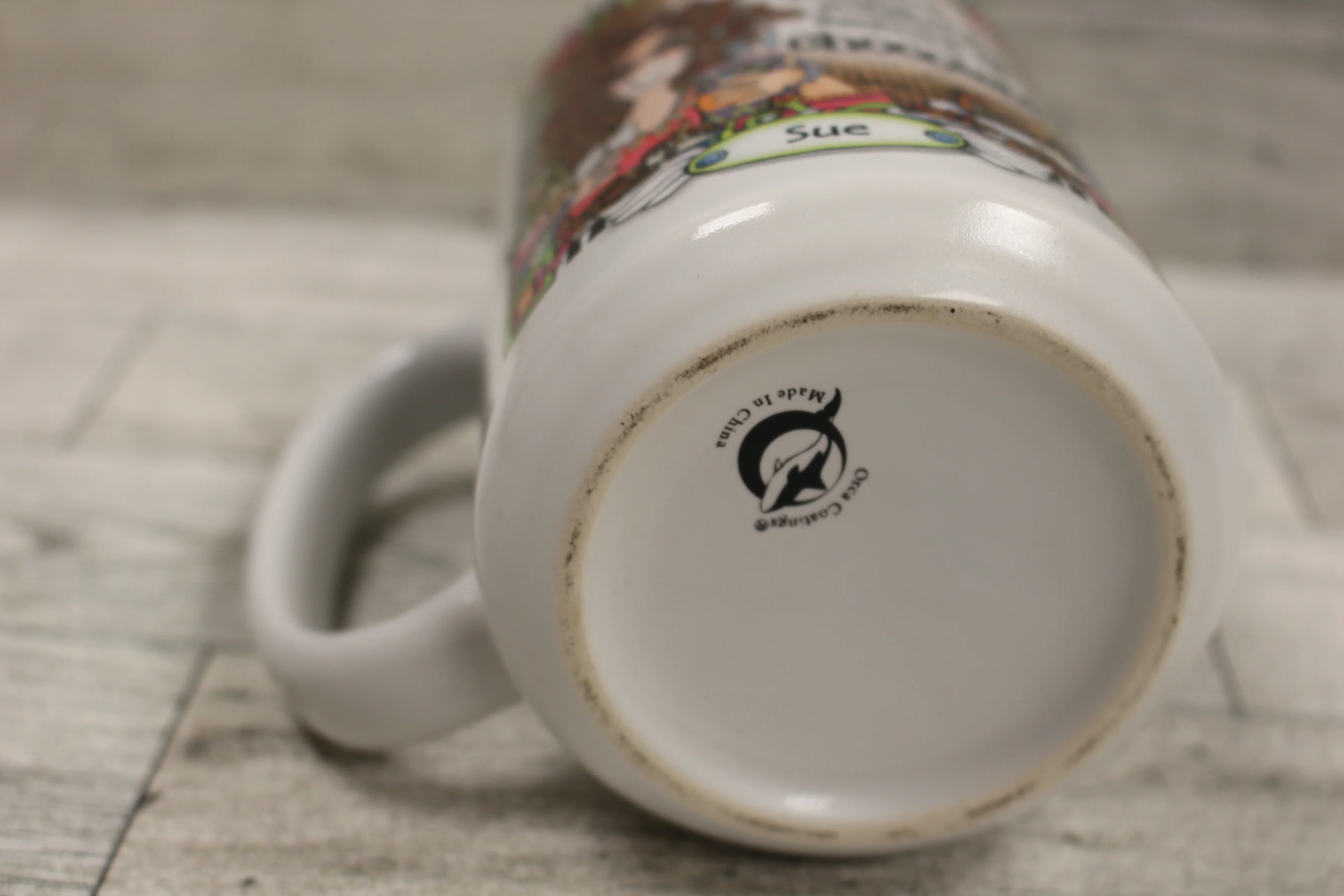 Sue - Behind every successful woman is a substantial amount of Chocolate Coffee Mug Cup -Used - Image 2