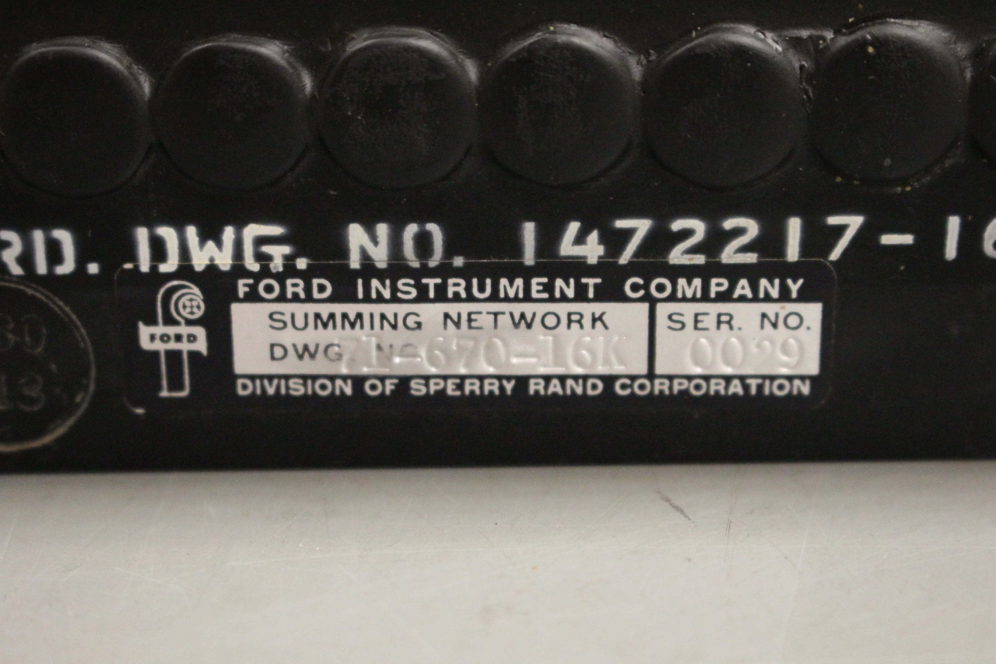 Summing Network, 5915-00-573-9033, 1472217-16K, New - Image 4