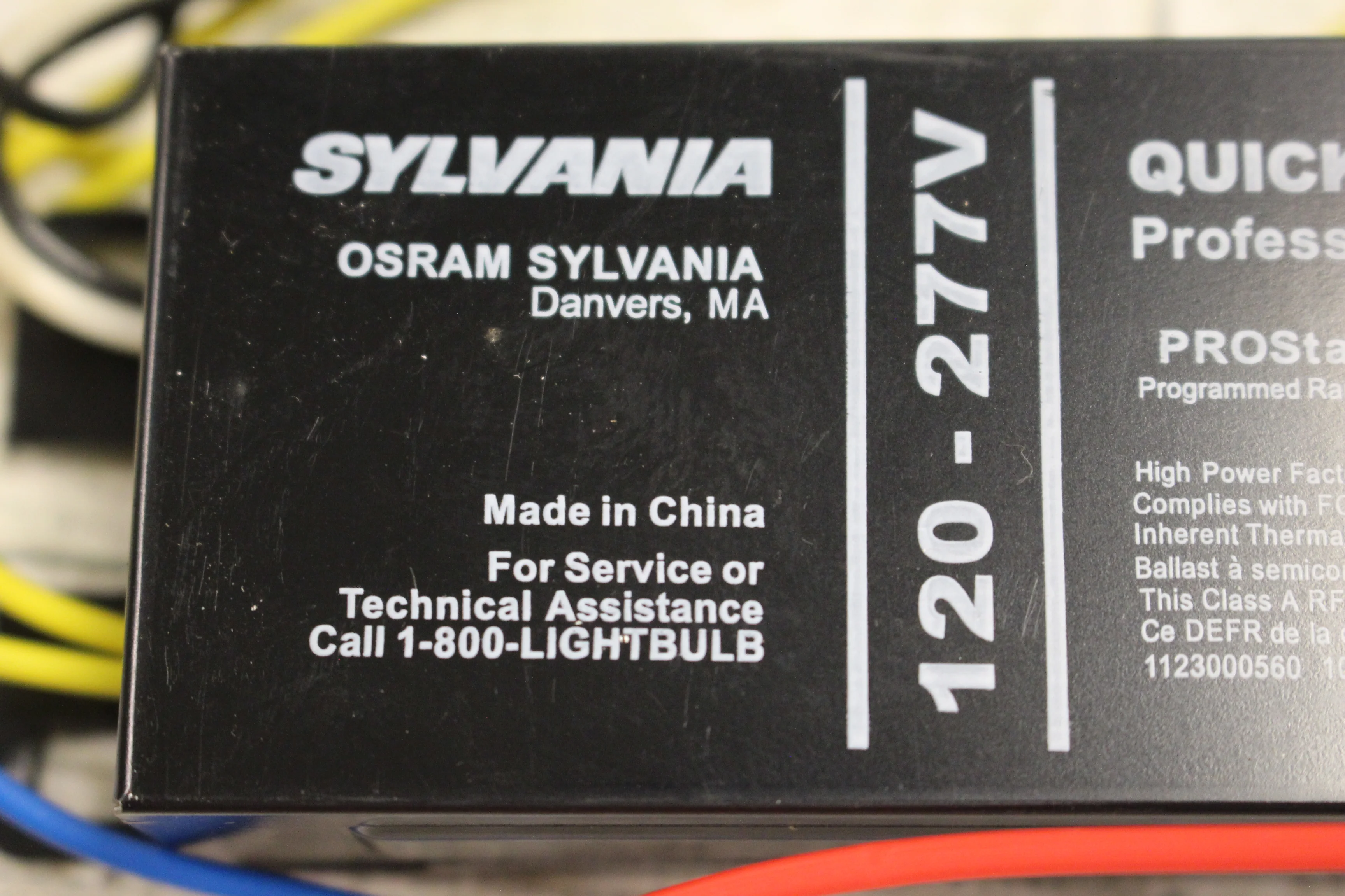 Sylvania QTP2x32T8/UNV PSN-TC Instant Start Electronic Ballast Quicktronic - New - Image 2
