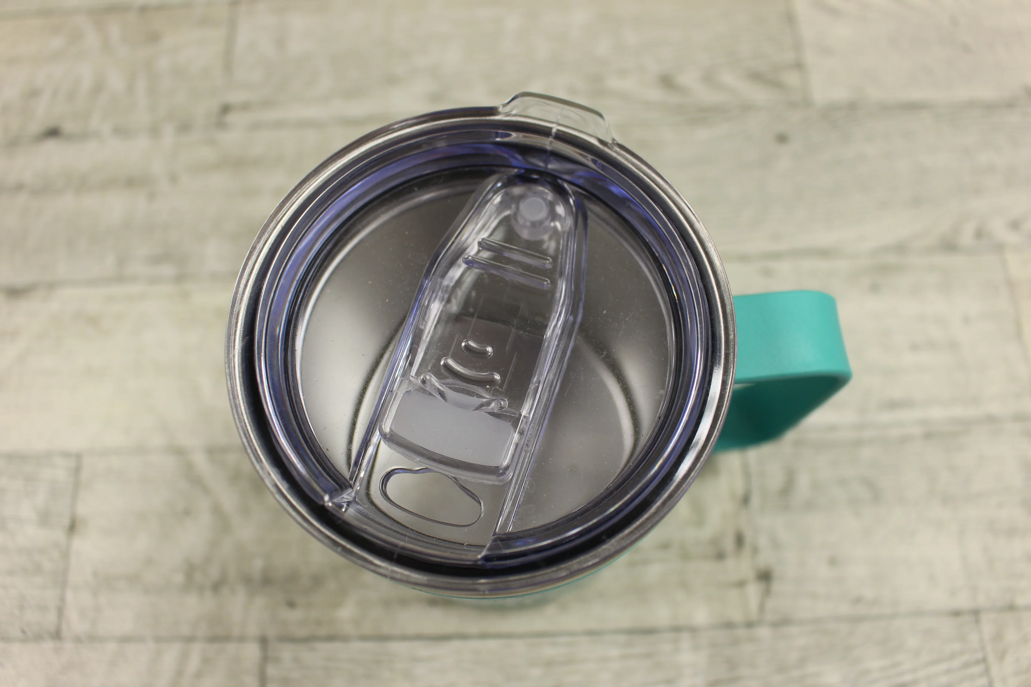 Teachers Plant Seeds That Grow Forever Insulated Metal Coffee Mug - Teal - Used - Image 3