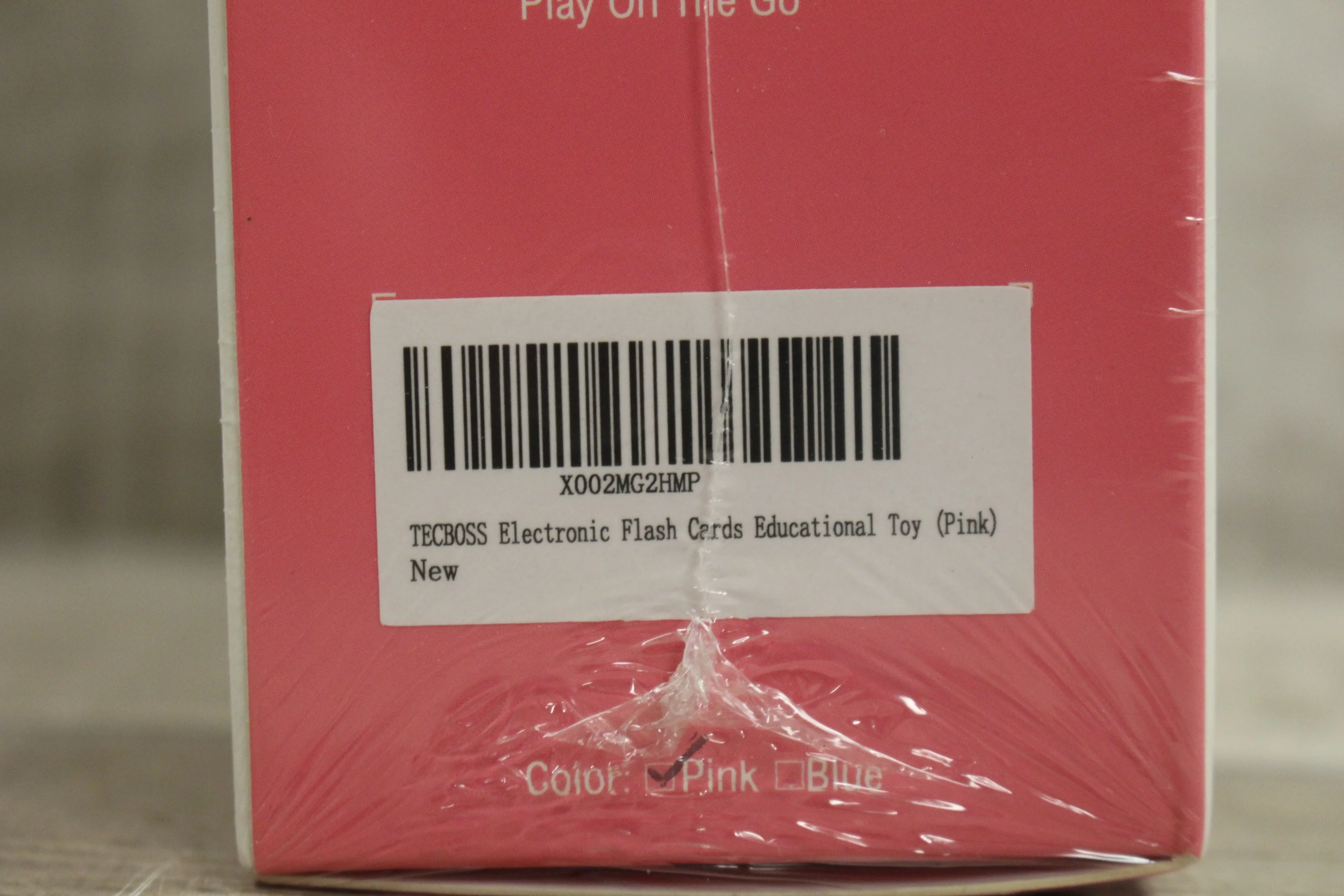 TecBoss Interactive Learning Reader Flash Cards - Ages 18+ Months - Pink - New - Image 4