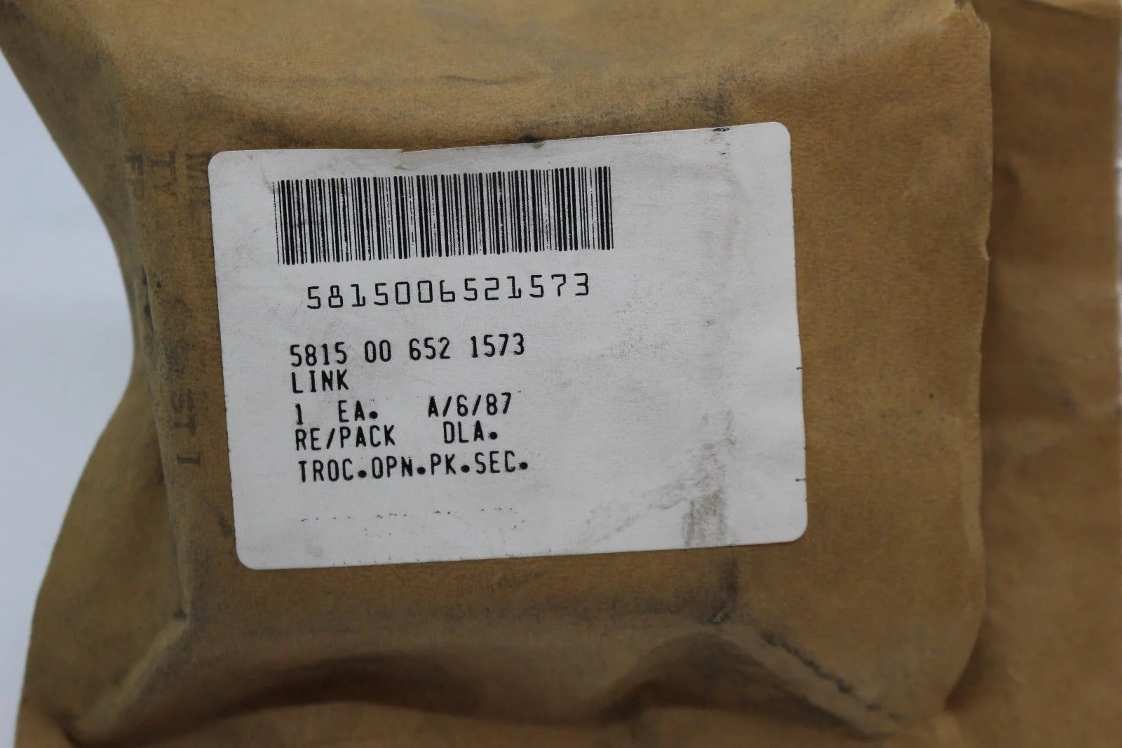 Teletypewriter Subassembly Link, 5815-00-652-1573, 153800, New - Image 3