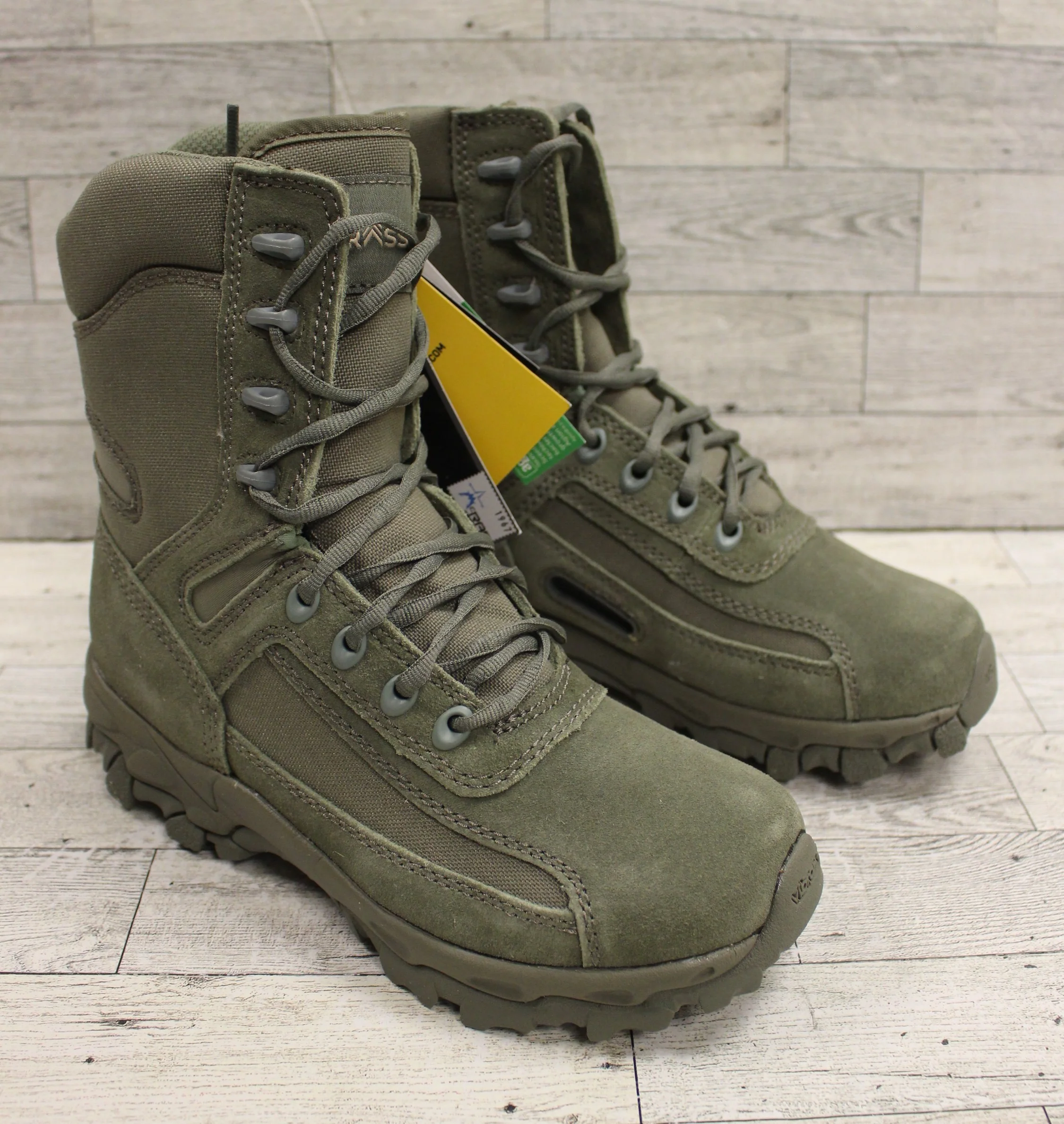 Terassault Sage Green Combat Boots - Size: 5.5W - Sage - New - Image 2