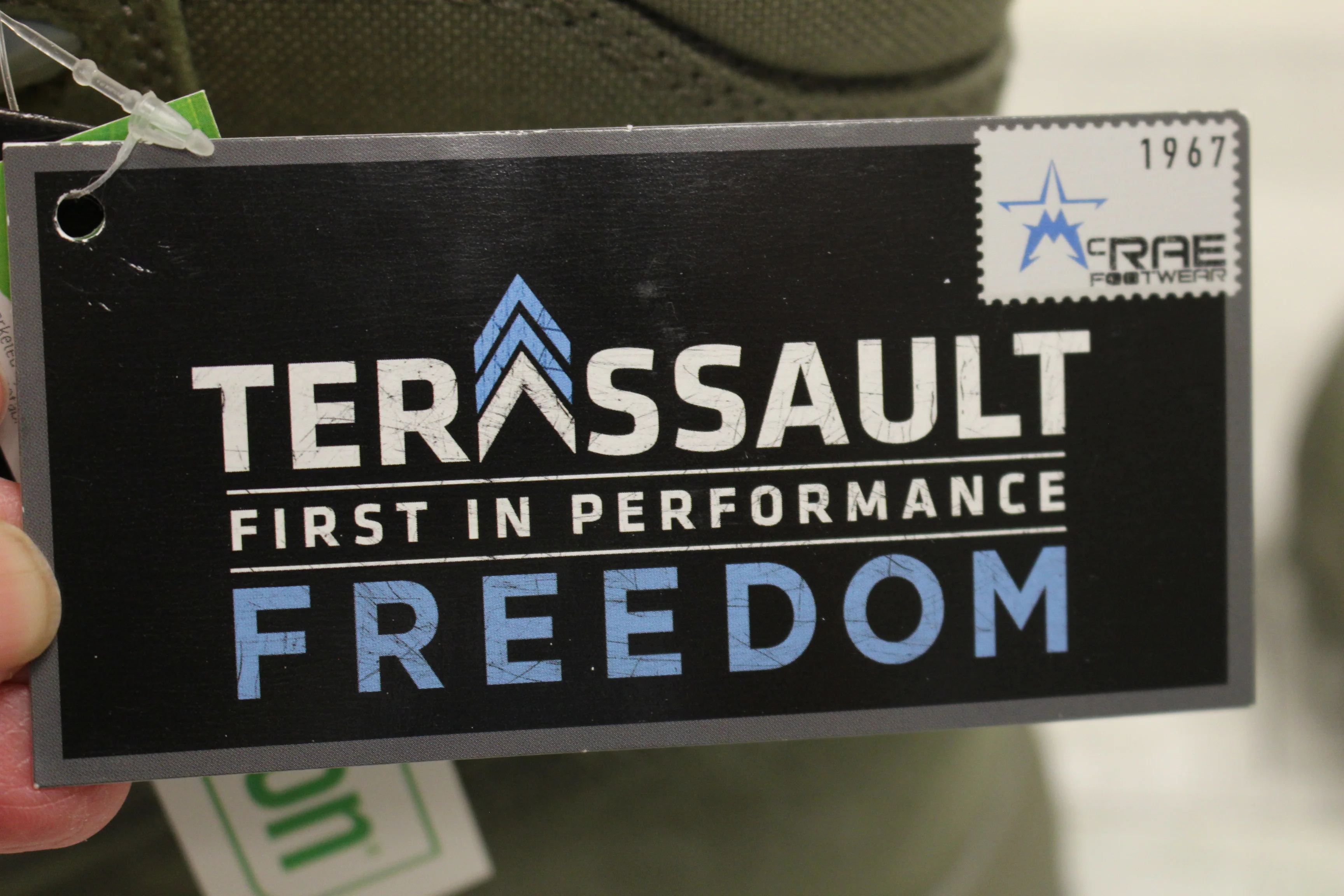 Terassault Sage Green Combat Boots - Size: 5.5W - Sage - New - Image 5