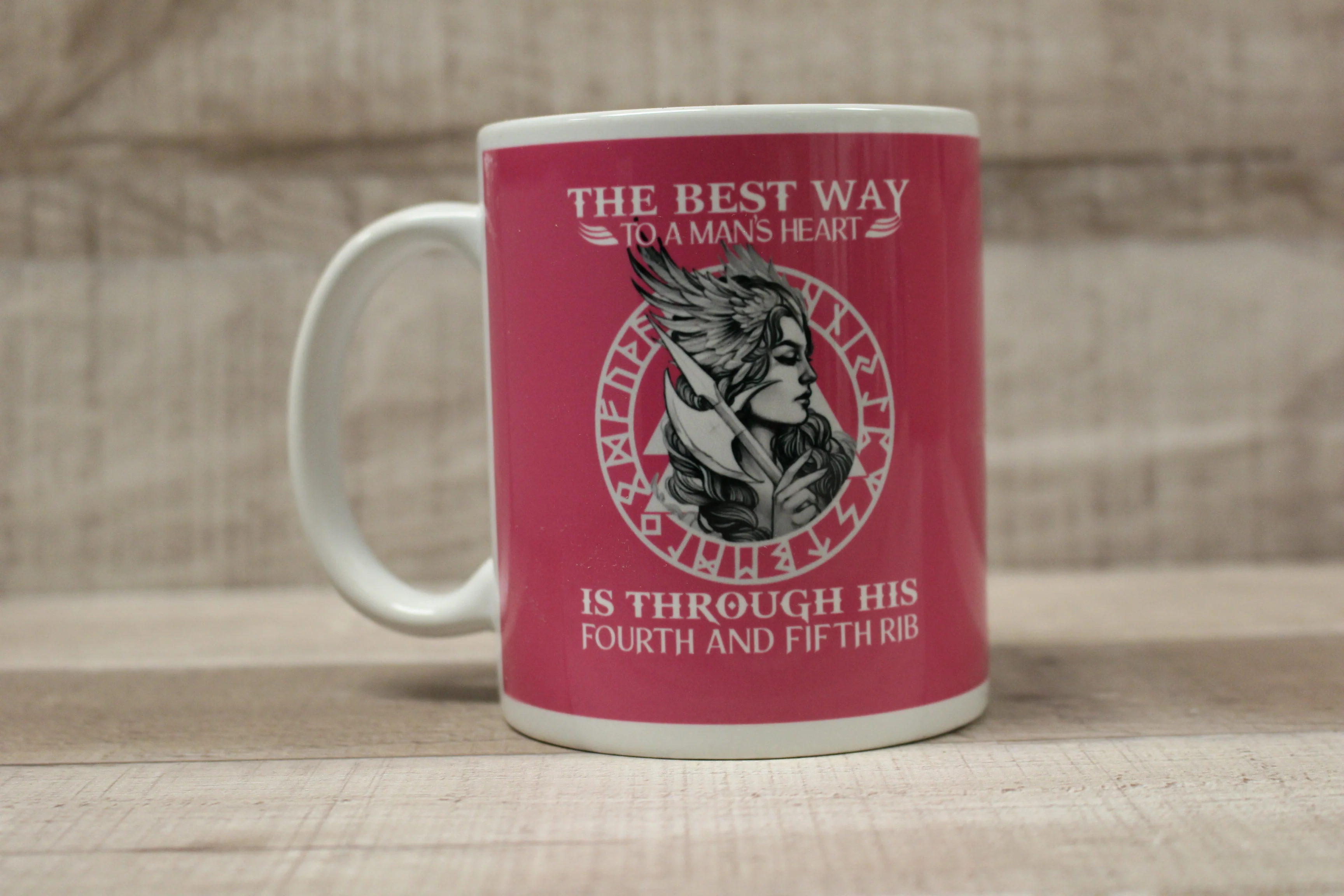 The Best Way To A Man's Heart Is Through His Fourth and Fifth Rib Coffee Mug