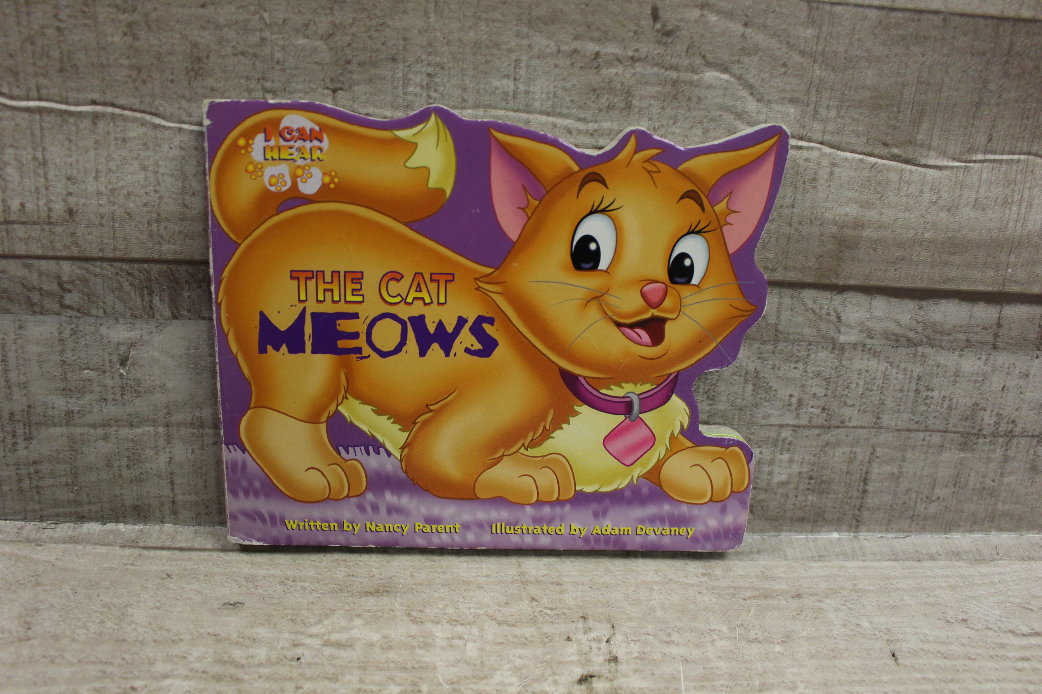 The Cats Meows Board Book By Nancy Parent -Used