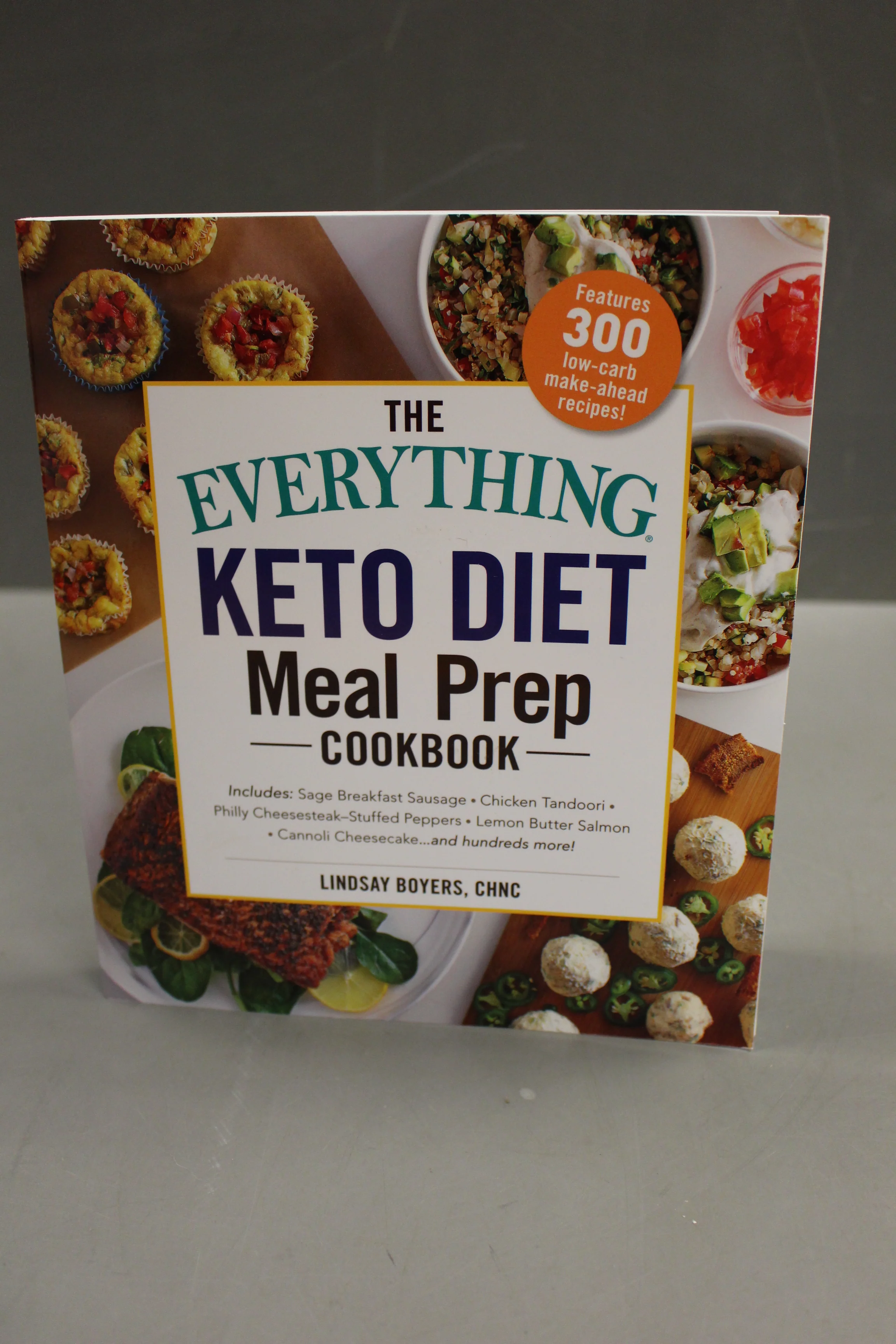 The Everything Keto Diet Meal Prep Cookbook, Lindsay Boyers, CHNC, New