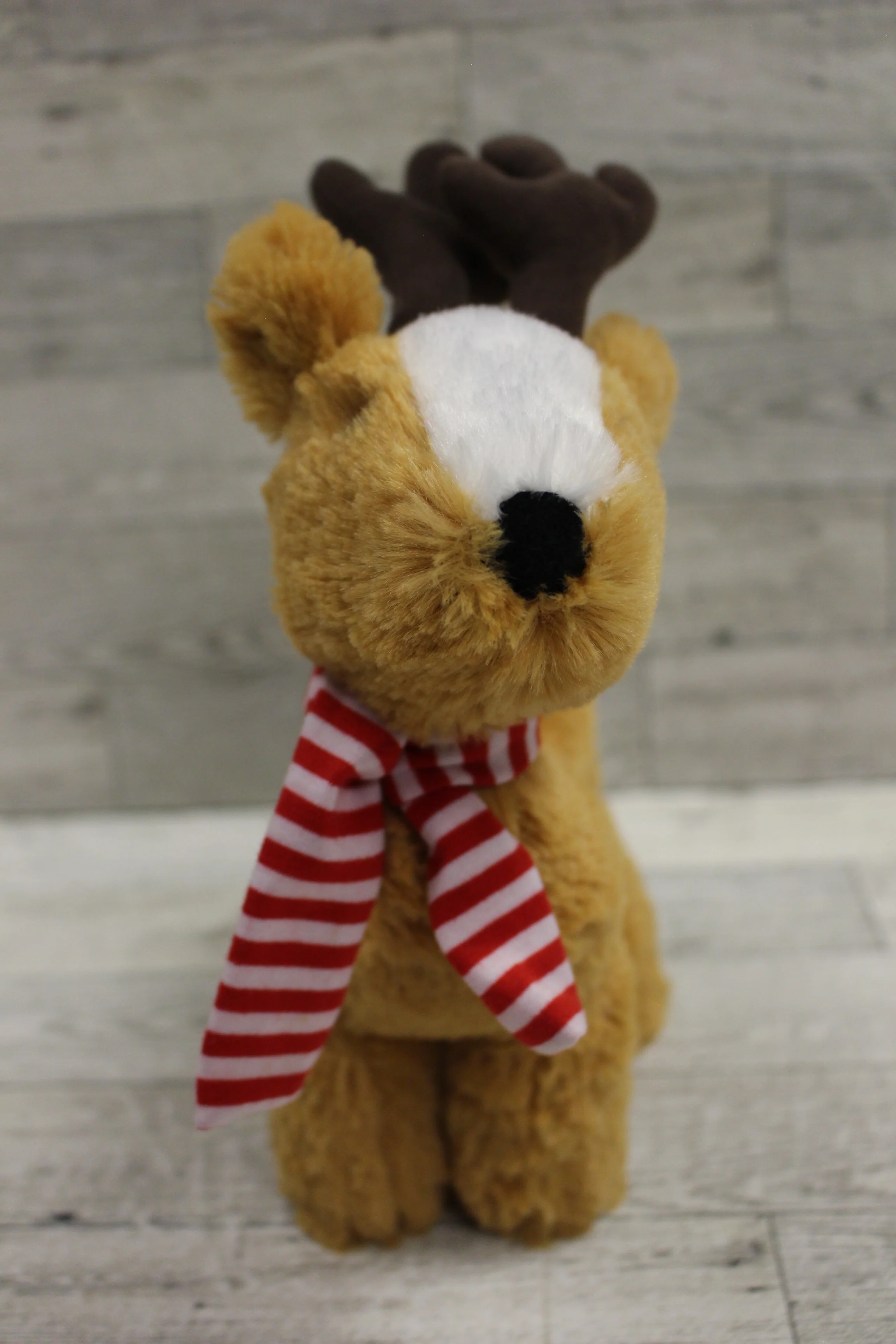 The Manhattan Toy Company 9" Plush Reindeer with Scarf - Used