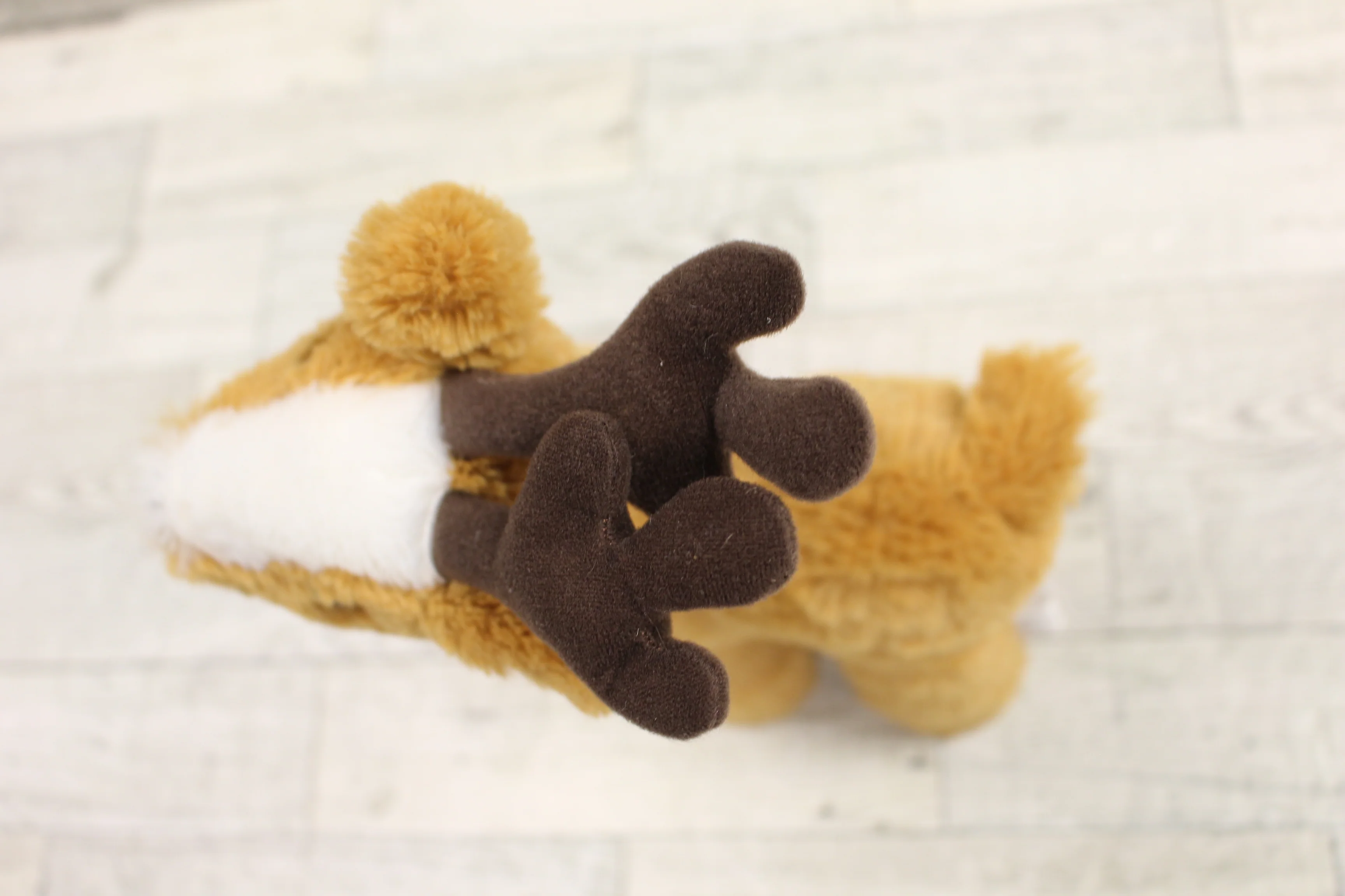 The Manhattan Toy Company 9" Plush Reindeer with Scarf - Used - Image 3