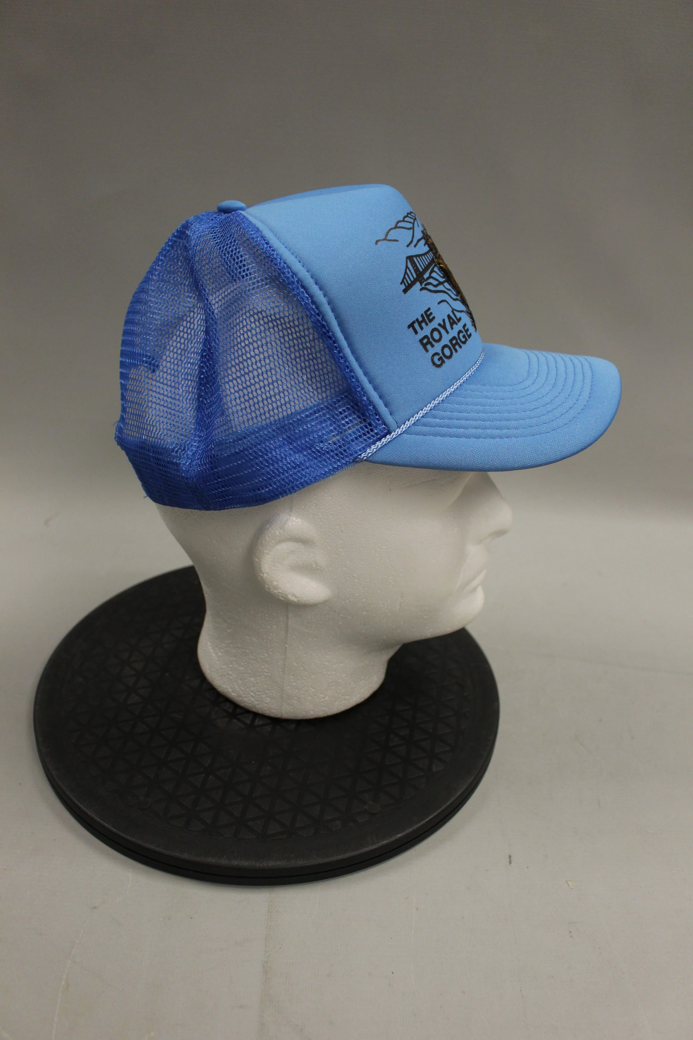 The Royal Gorge Colorado Mesh Snapback Hat -Blue -Used - Image 2