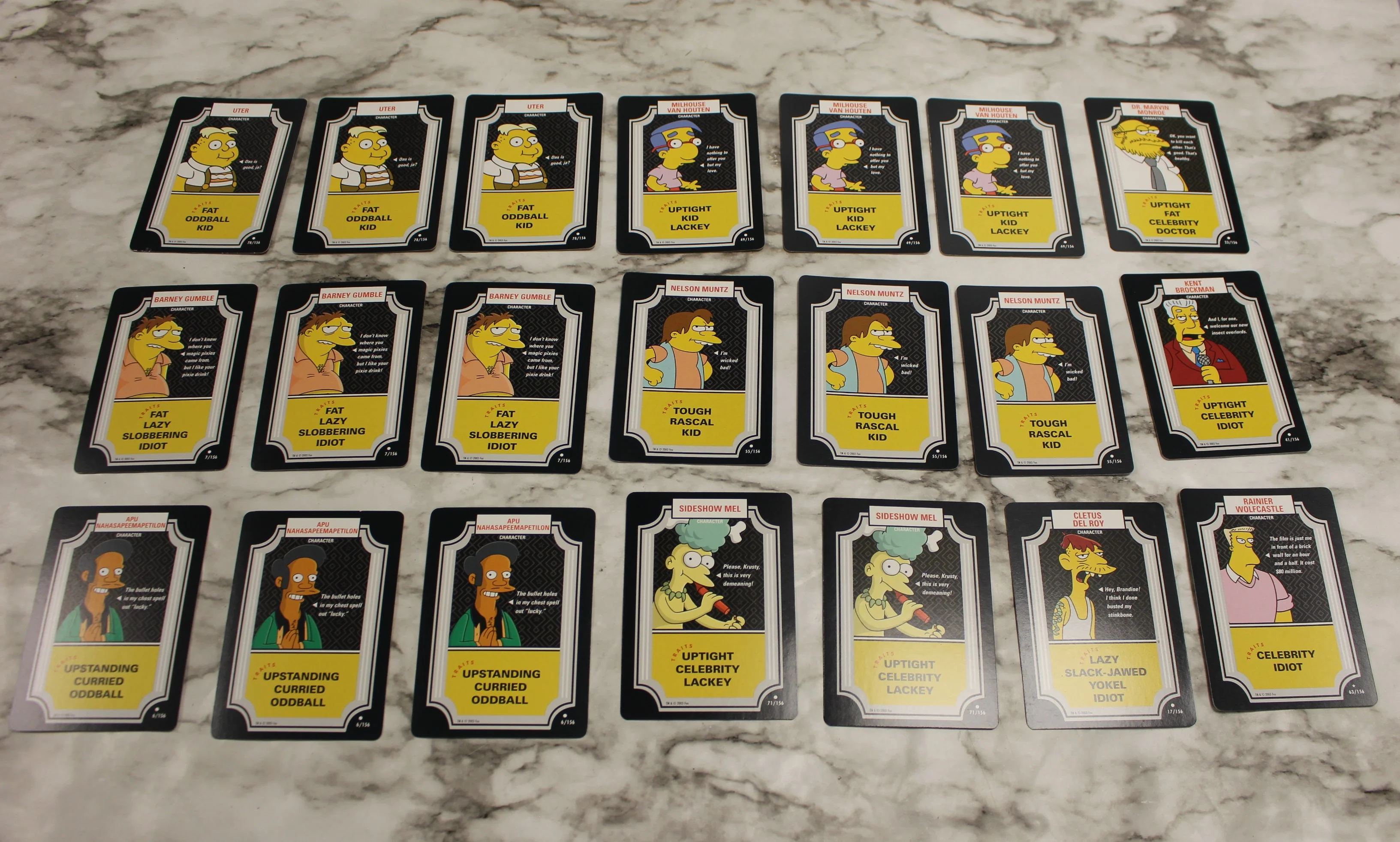 The Simpsons Trading Card Game Set -Used, Excellent Condition - Image 2