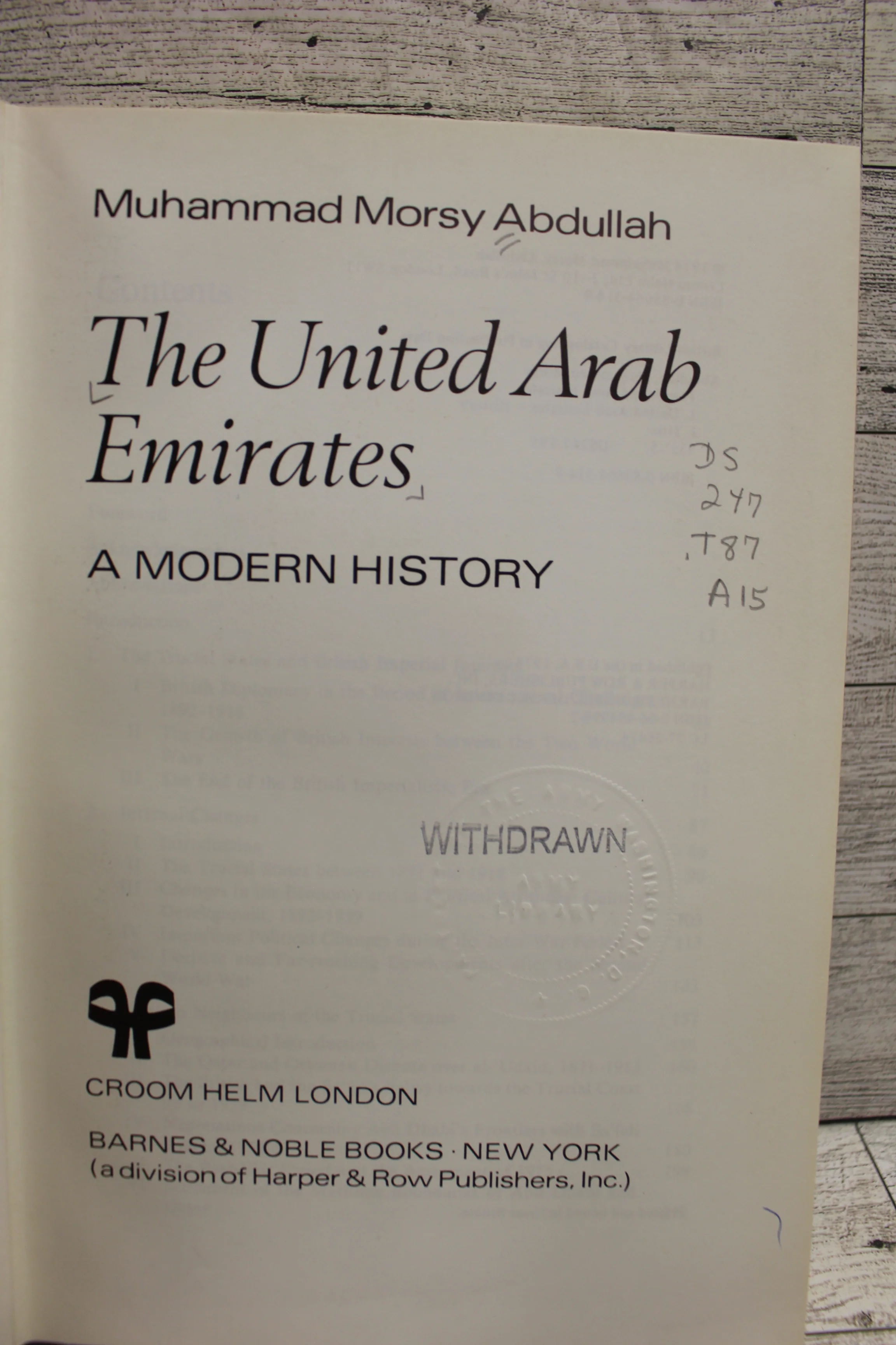 The United Arab Emirates: A Modern History - Muhammad & Morsy Abdullah - Image 3