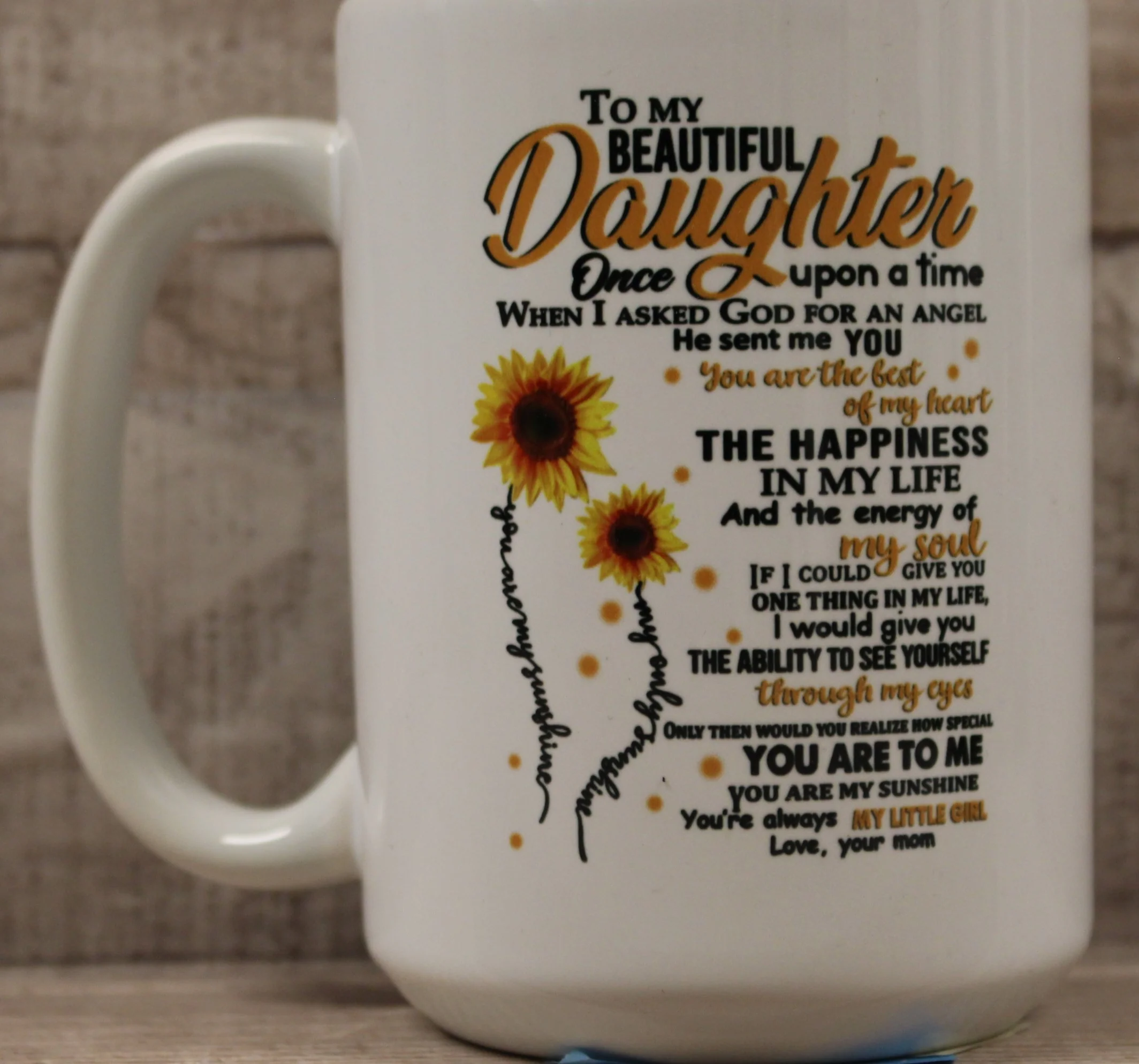 To My Daughter / Granddaughter Coffee Cup Mug - Choose Design - New - Image 2