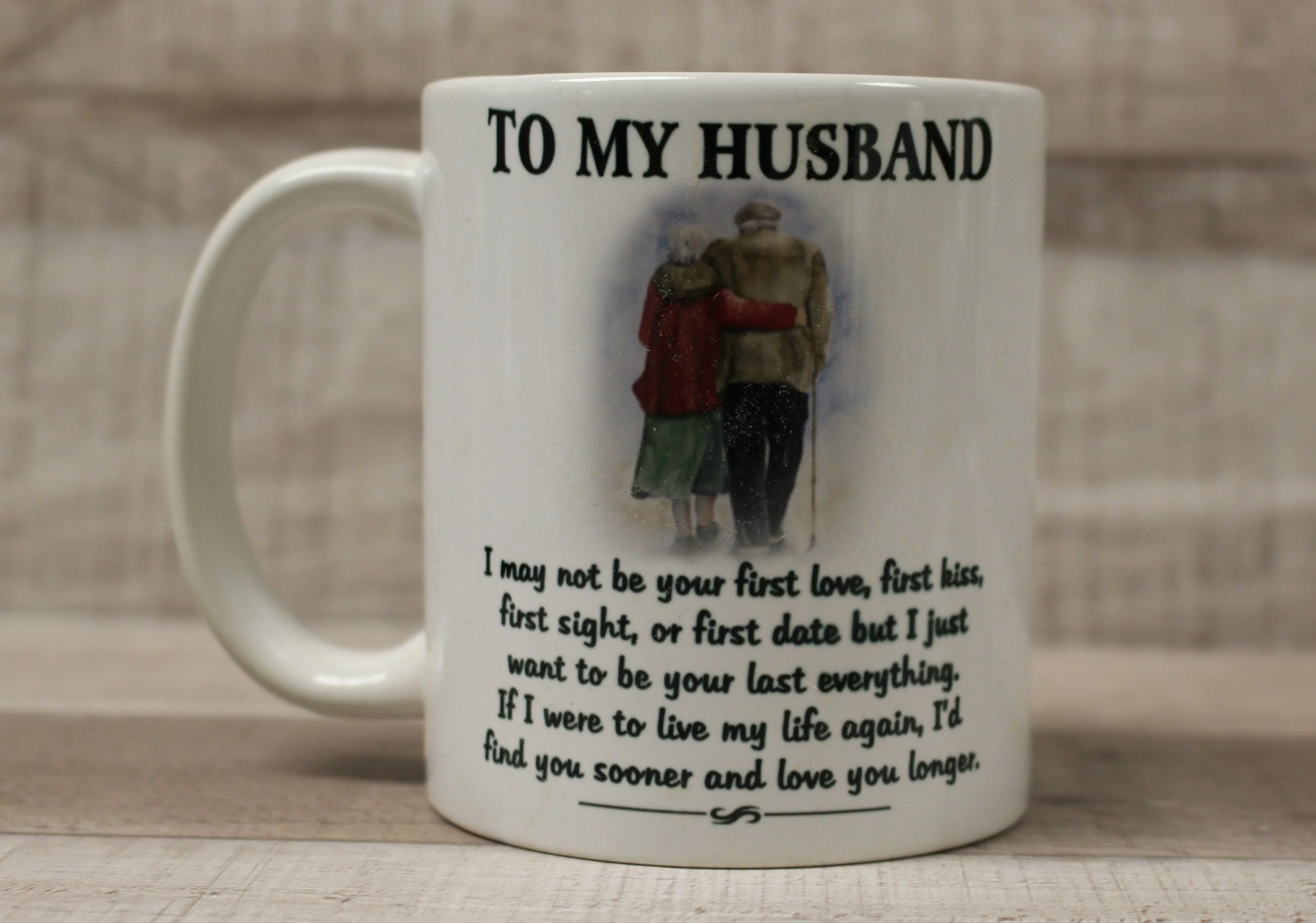 To My Husband, Meeting You Was Fate Coffee Cup Mug - Wife Rainbow Love - New - Image 3