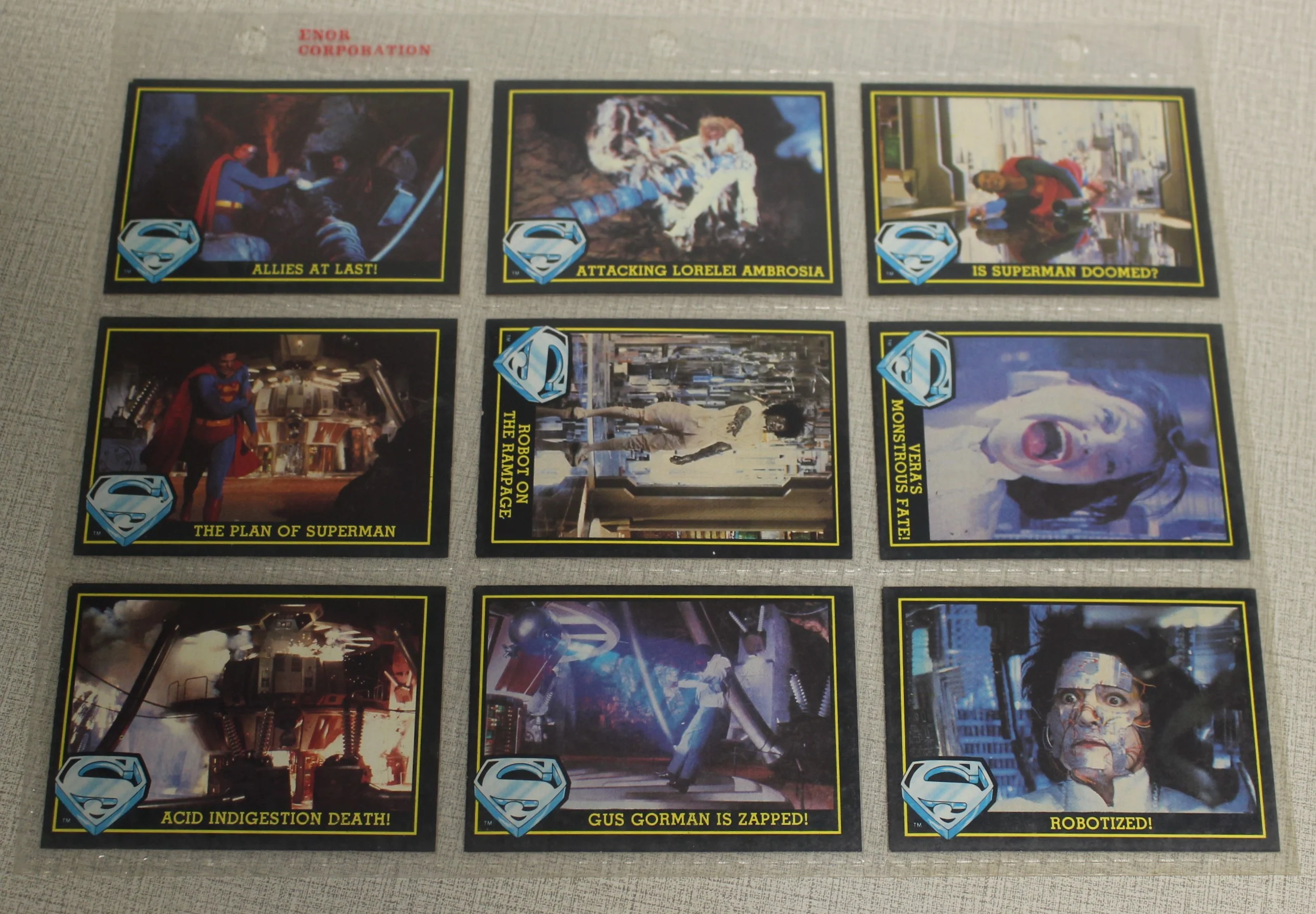 Topps 1983 Superman III Trading Cards - You Pick Sleeve - Image 11