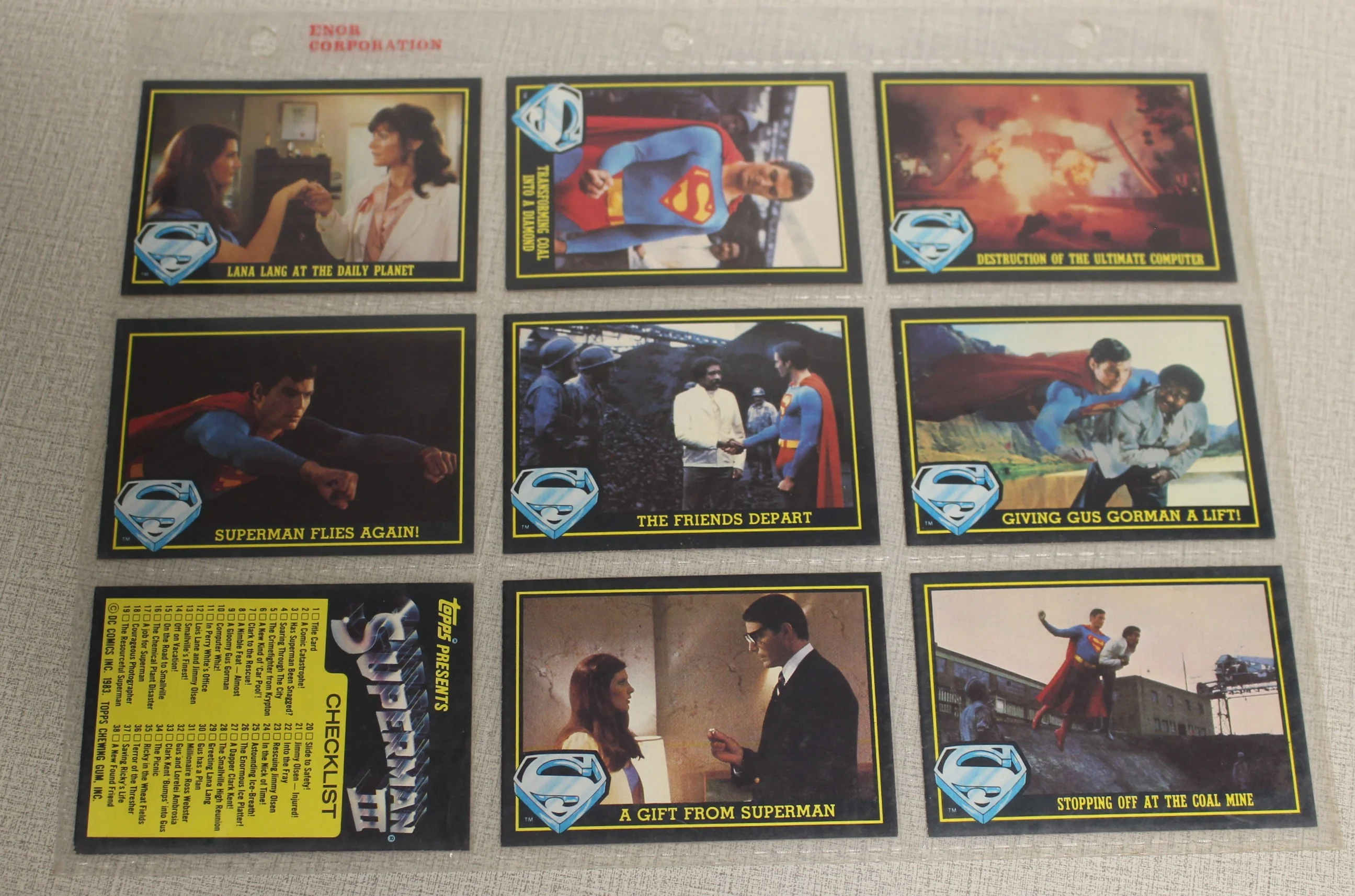 Topps 1983 Superman III Trading Cards - You Pick Sleeve - Image 12