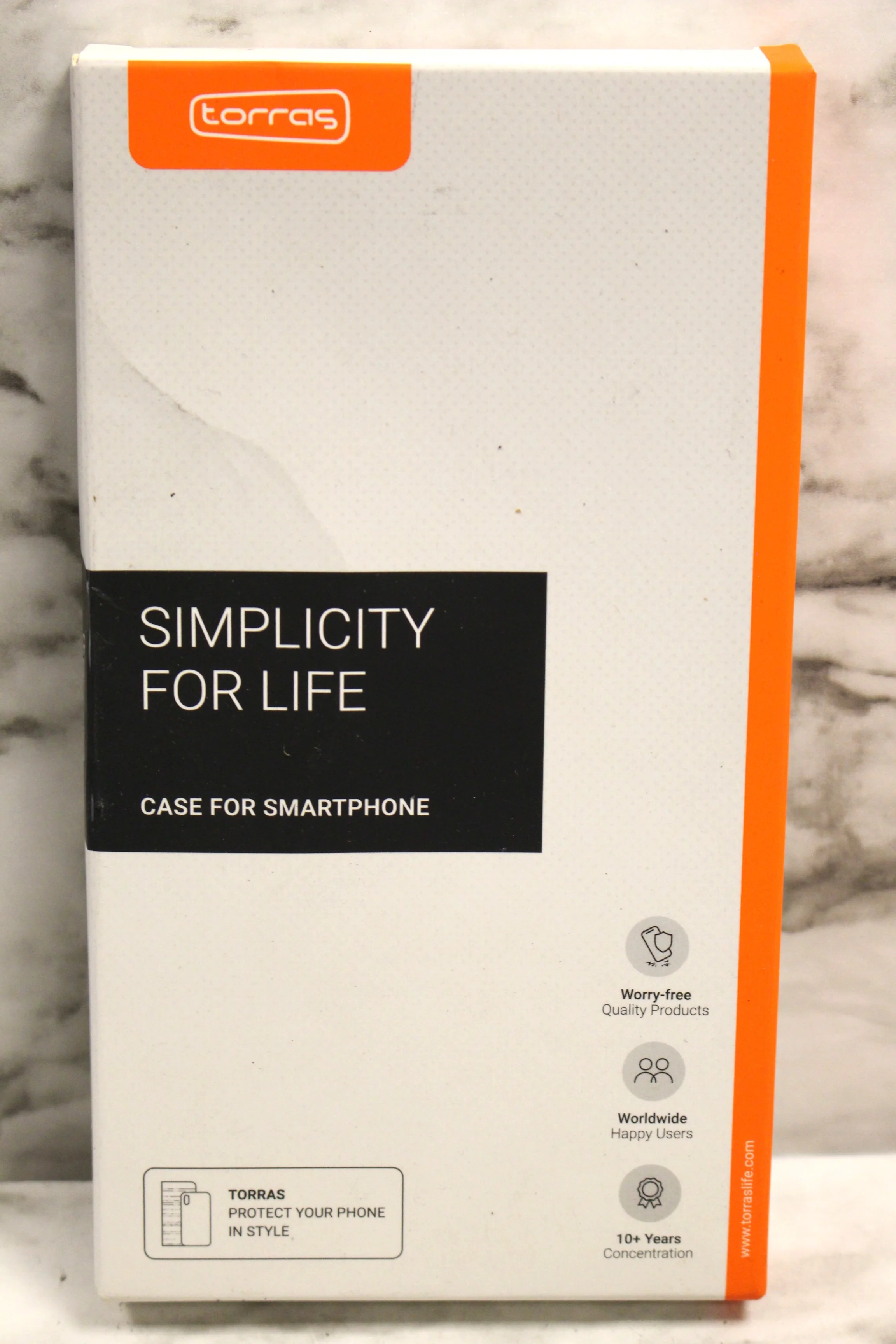 Torras iPhone 11 Pro Max Simple But Unique Smartphone Case - Clear with Red - New