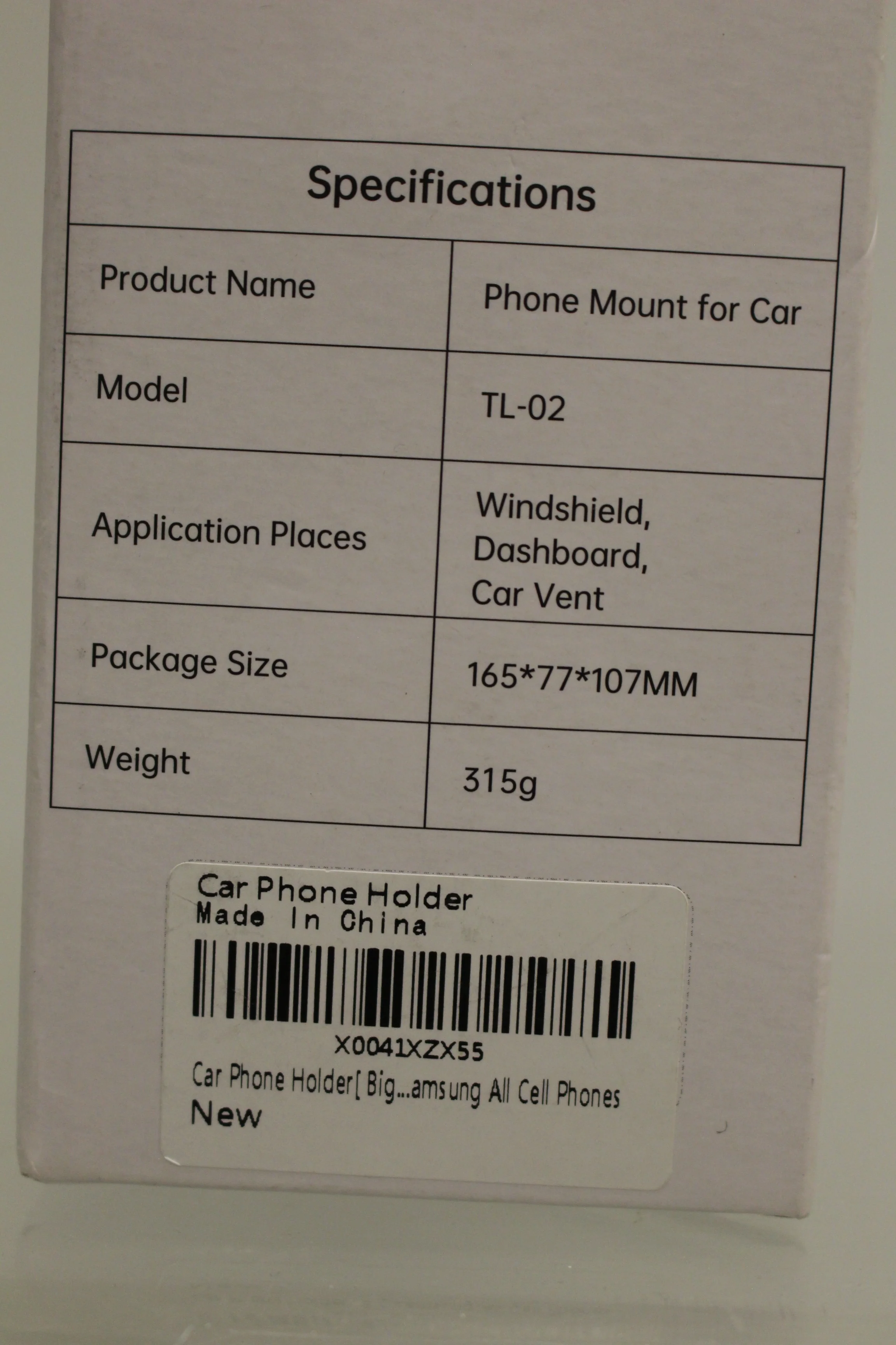 Tuorl Car Cell Phone Mount Holder - TL-02 - New - Image 3