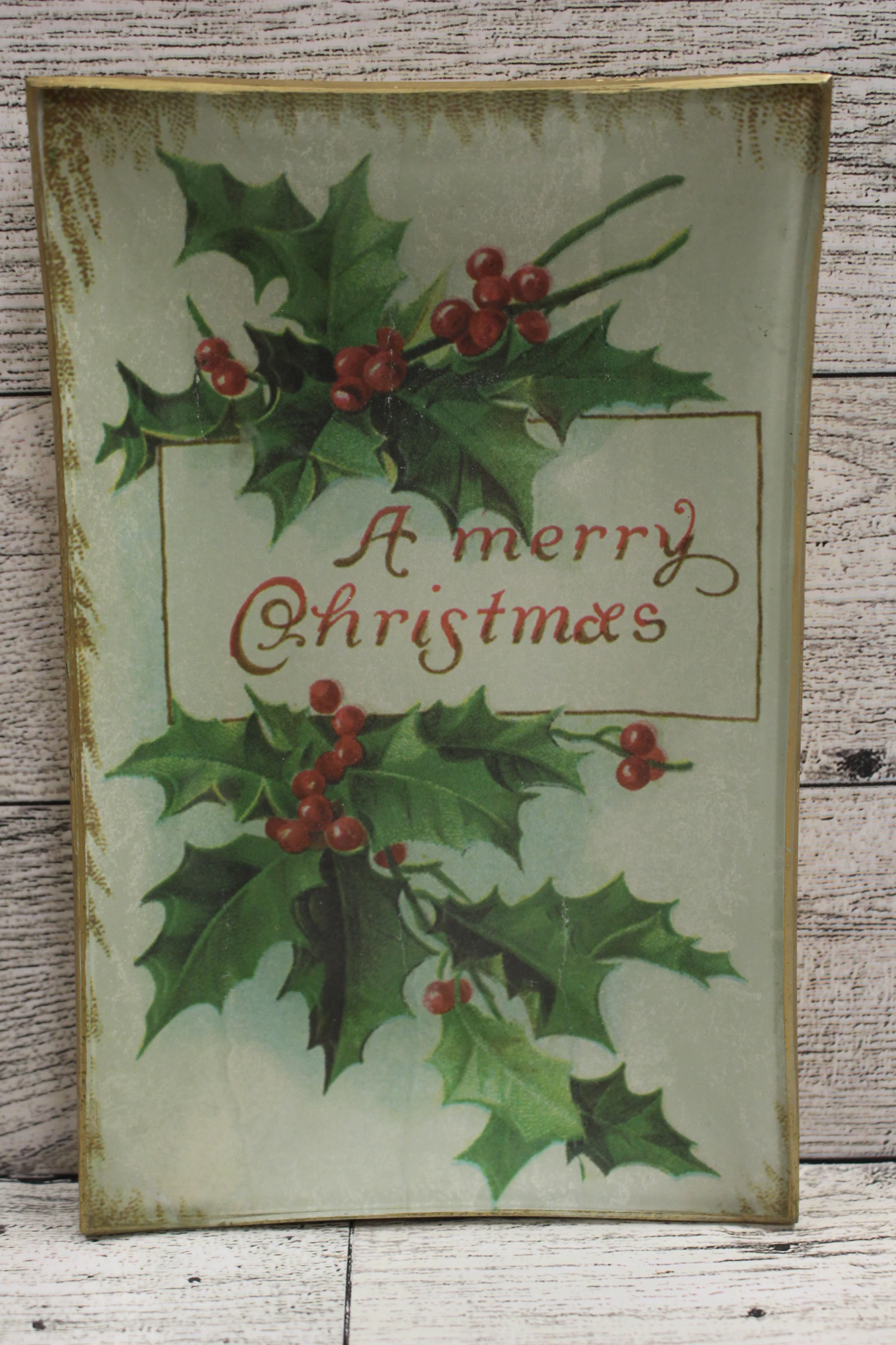 Two's Company " A Merry Christmas" Dish - Used