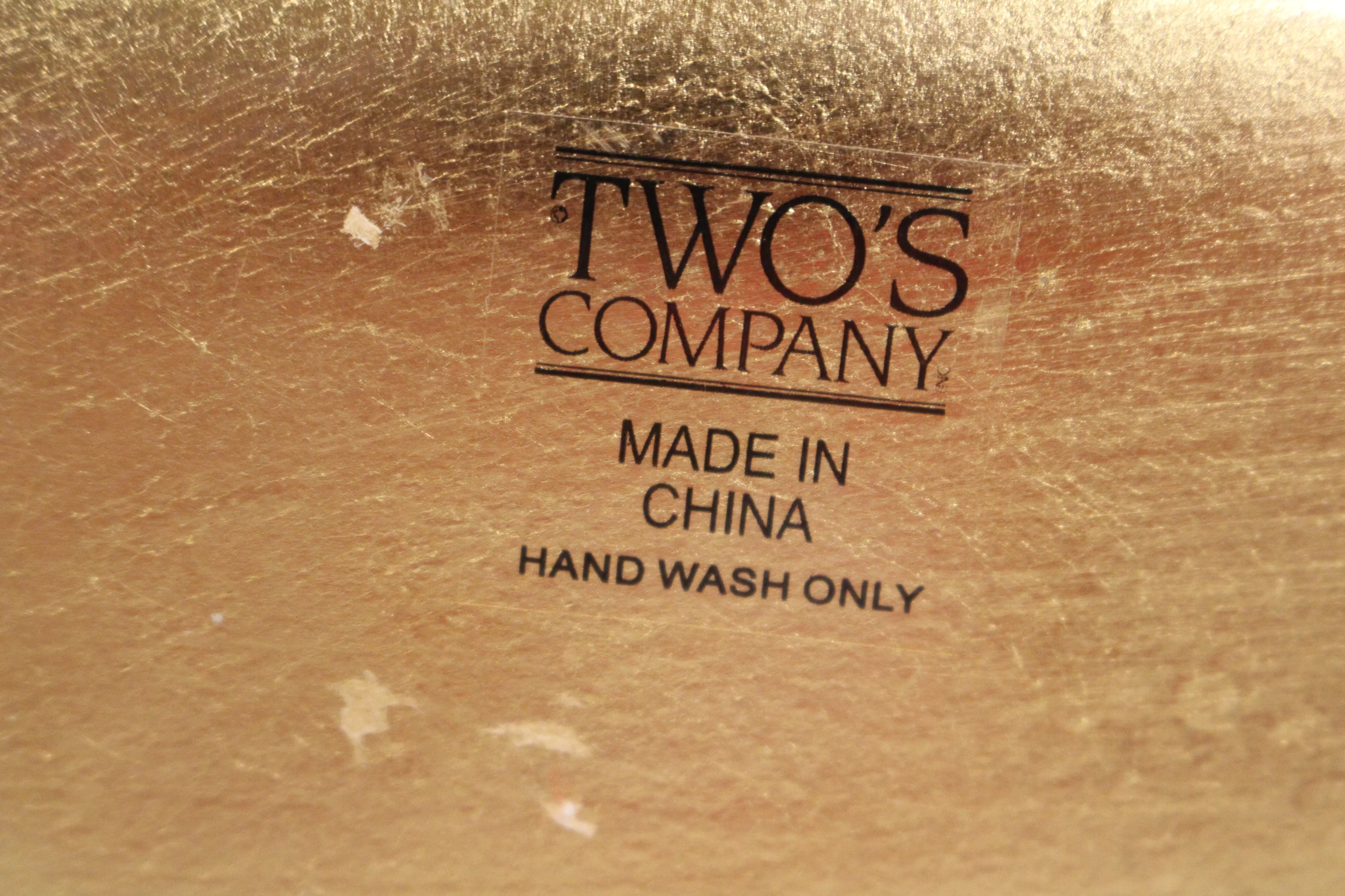 Two's Company " A Merry Christmas" Dish - Used - Image 3