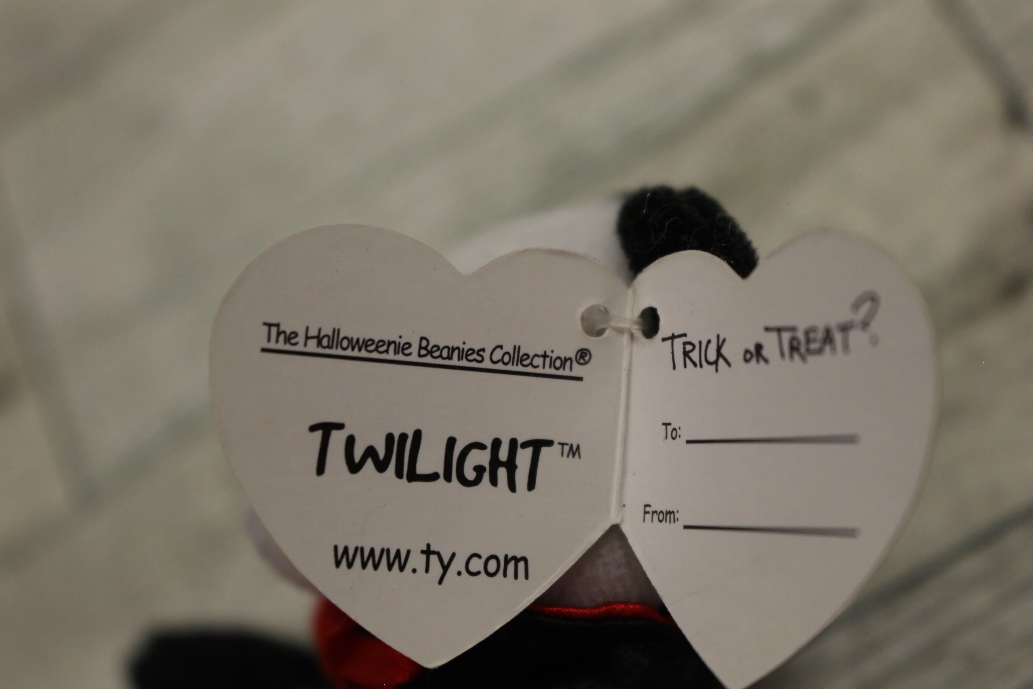 Ty Beanie Babies 2010 Halloween Collection Twilight Vampire Plush Toy - Used - Image 9