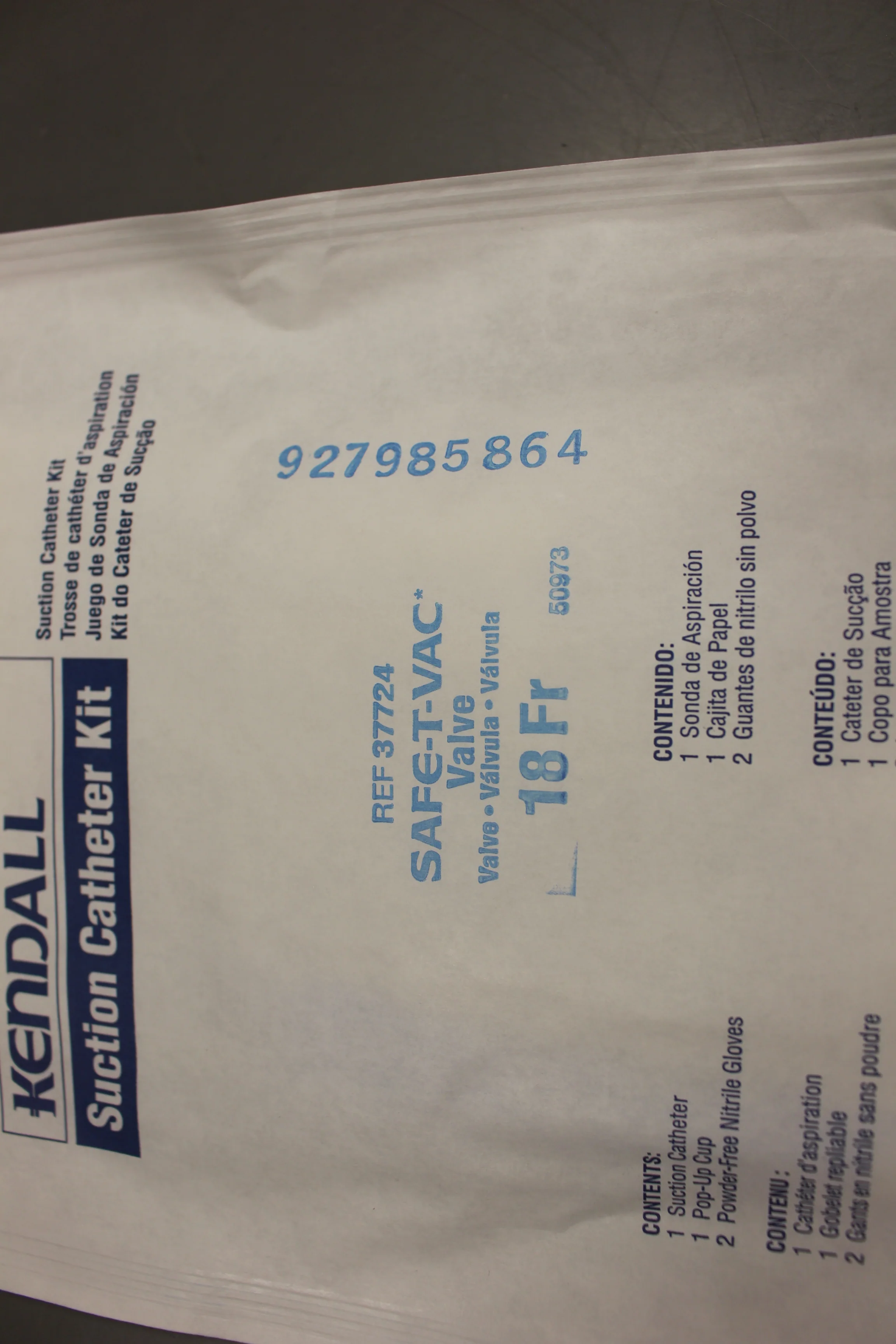 TYCO Kendall Suction Catheter Kit, 37724, New - Image 2