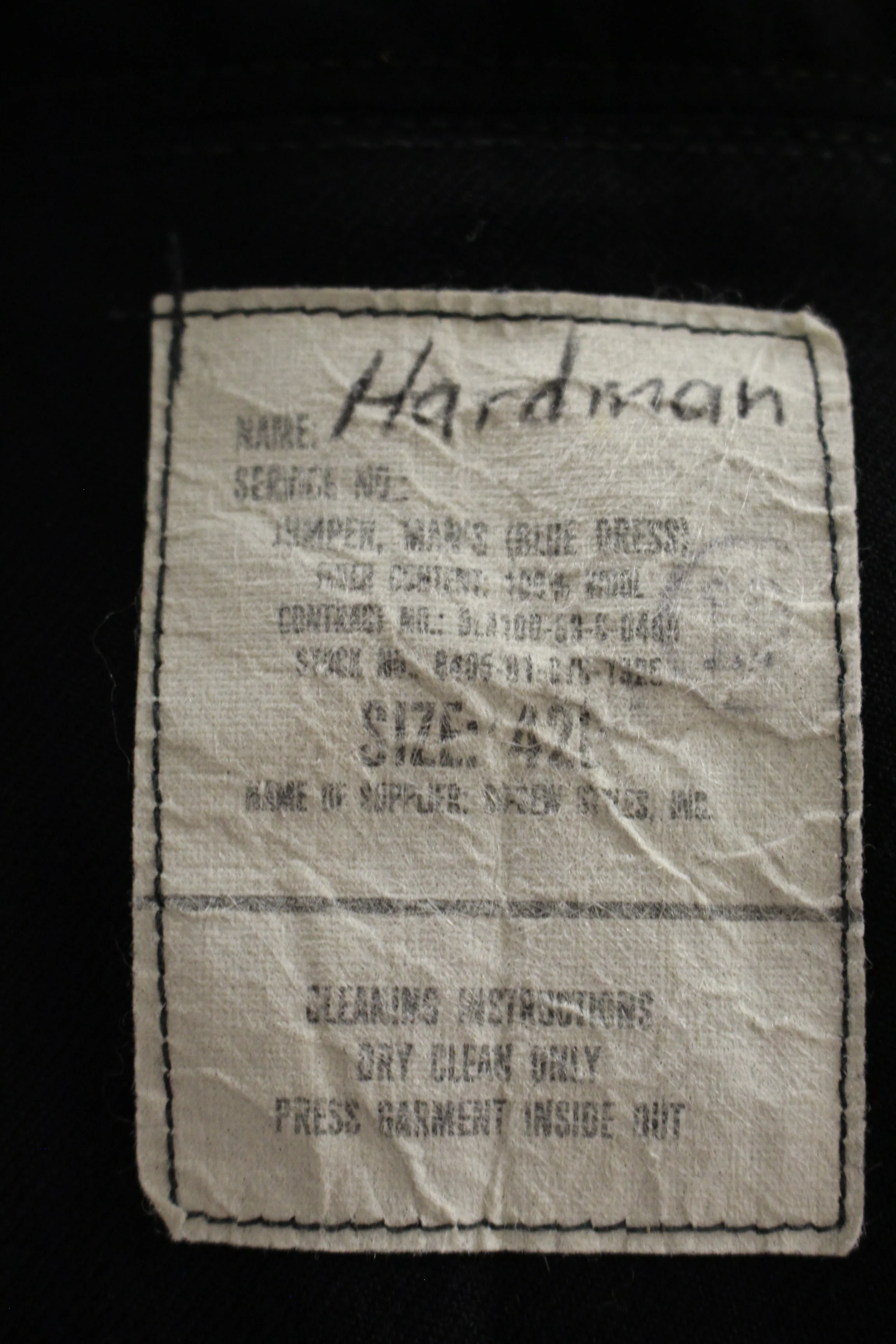 U.S. Navy Man's Blue Dress Jumper- Size: 42L - Used - Image 6
