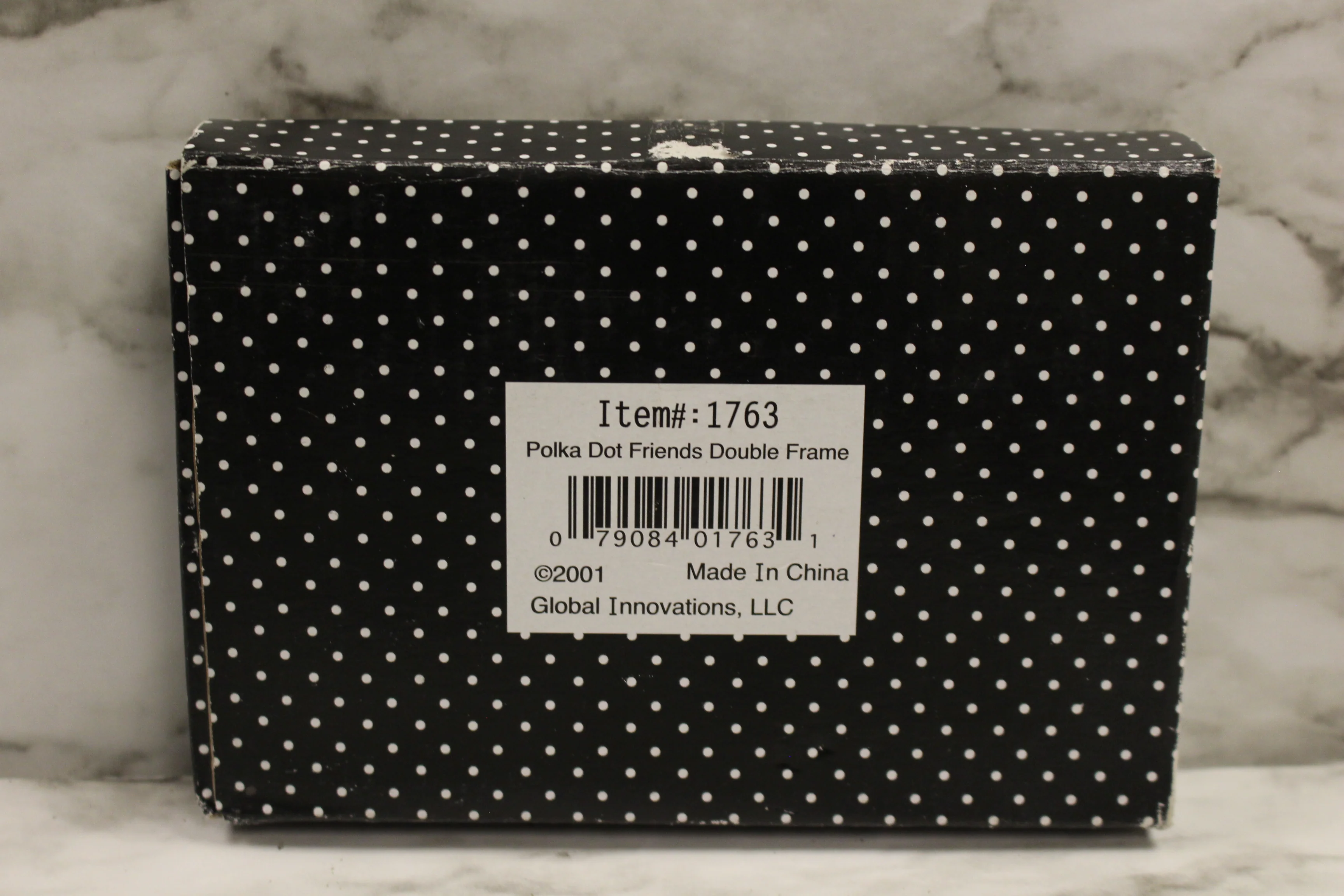 Unique Collection Polka Dot Friends Double Frame For Baby Kids Photos -BLK -New - Image 3